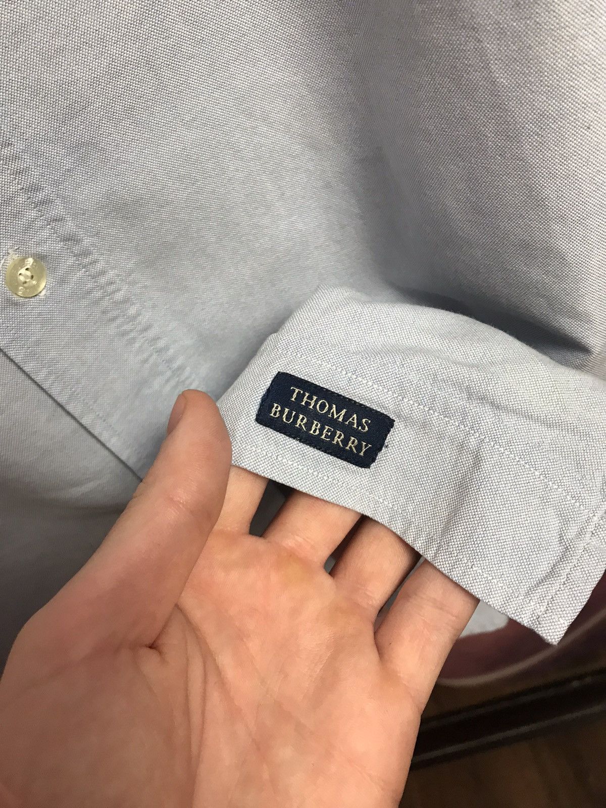 Burberry × Vintage Thomas Burberry luxury streetwear vintage shirt Size US XL / EU 56 / 4 - 5 Thumbnail