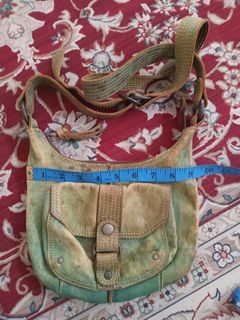 Fossil, Bags, Fossil Boho Hippie Canvas Floral Patchwork Crossbody Bag  Wleather Trim Medium