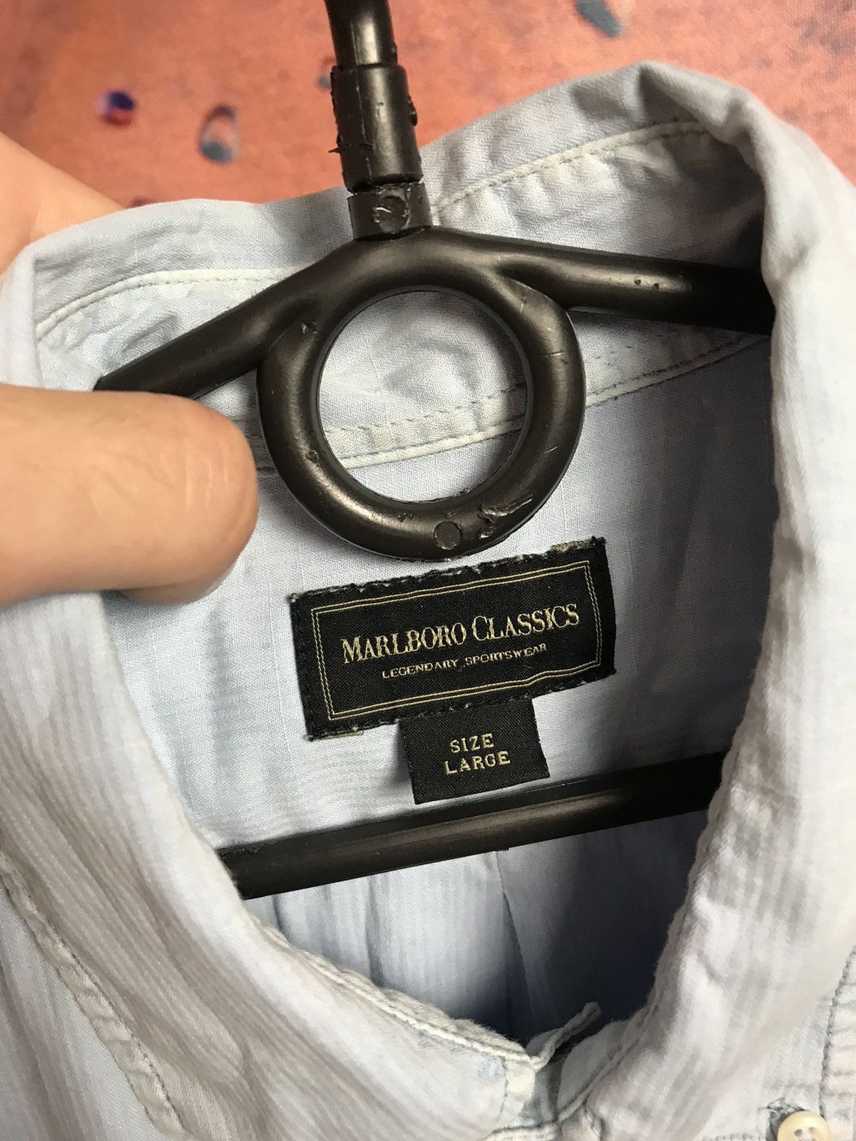 Marlboro Classics × Vintage Vintage Marlboro Classics streetwear shirt Size US L / EU 52-54 / 3 - 3 Thumbnail