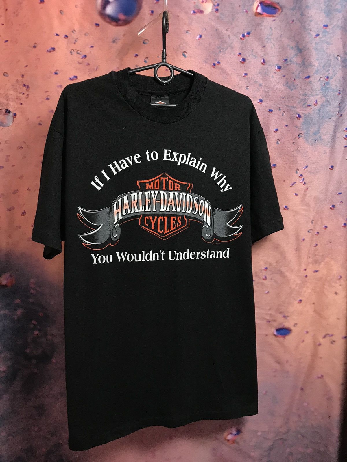 Vintage Vintage Harley Davidson 1988 streetwear tee Size US L / EU 52-54 / 3 - 1 Thumbnail