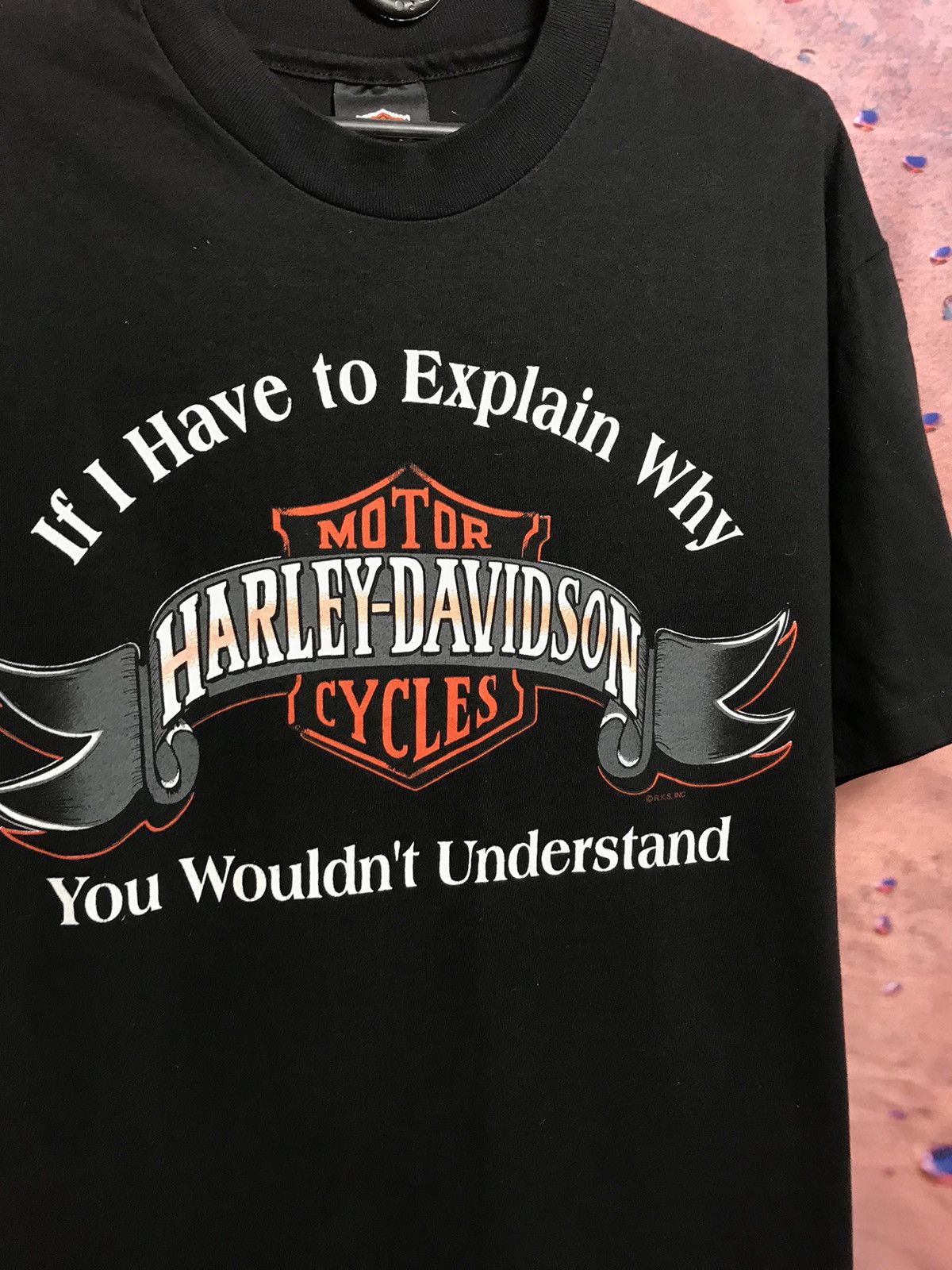 Vintage Vintage Harley Davidson 1988 streetwear tee Size US L / EU 52-54 / 3 - 2 Thumbnail