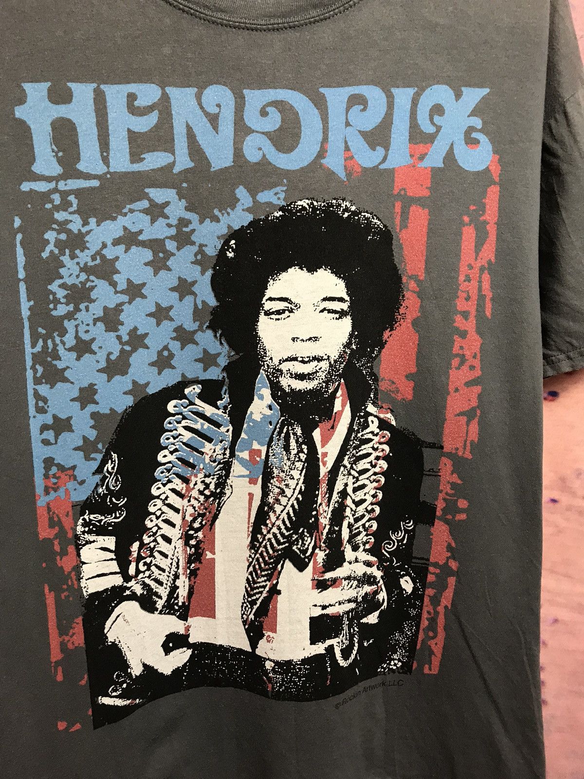 Band Tees × Jimi Hendrix × Vintage Vintage Jimi Xendrix Band rock tee Size US L / EU 52-54 / 3 - 3 Thumbnail