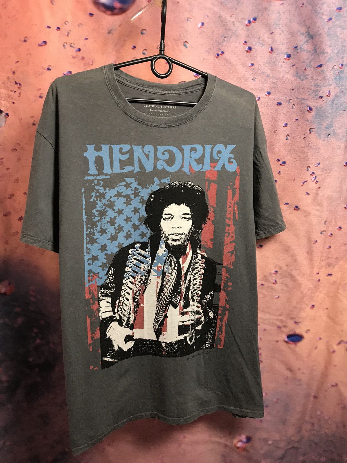 Band Tees × Jimi Hendrix × Vintage Vintage Jimi Xendrix Band rock tee Size US L / EU 52-54 / 3 - 2 Thumbnail