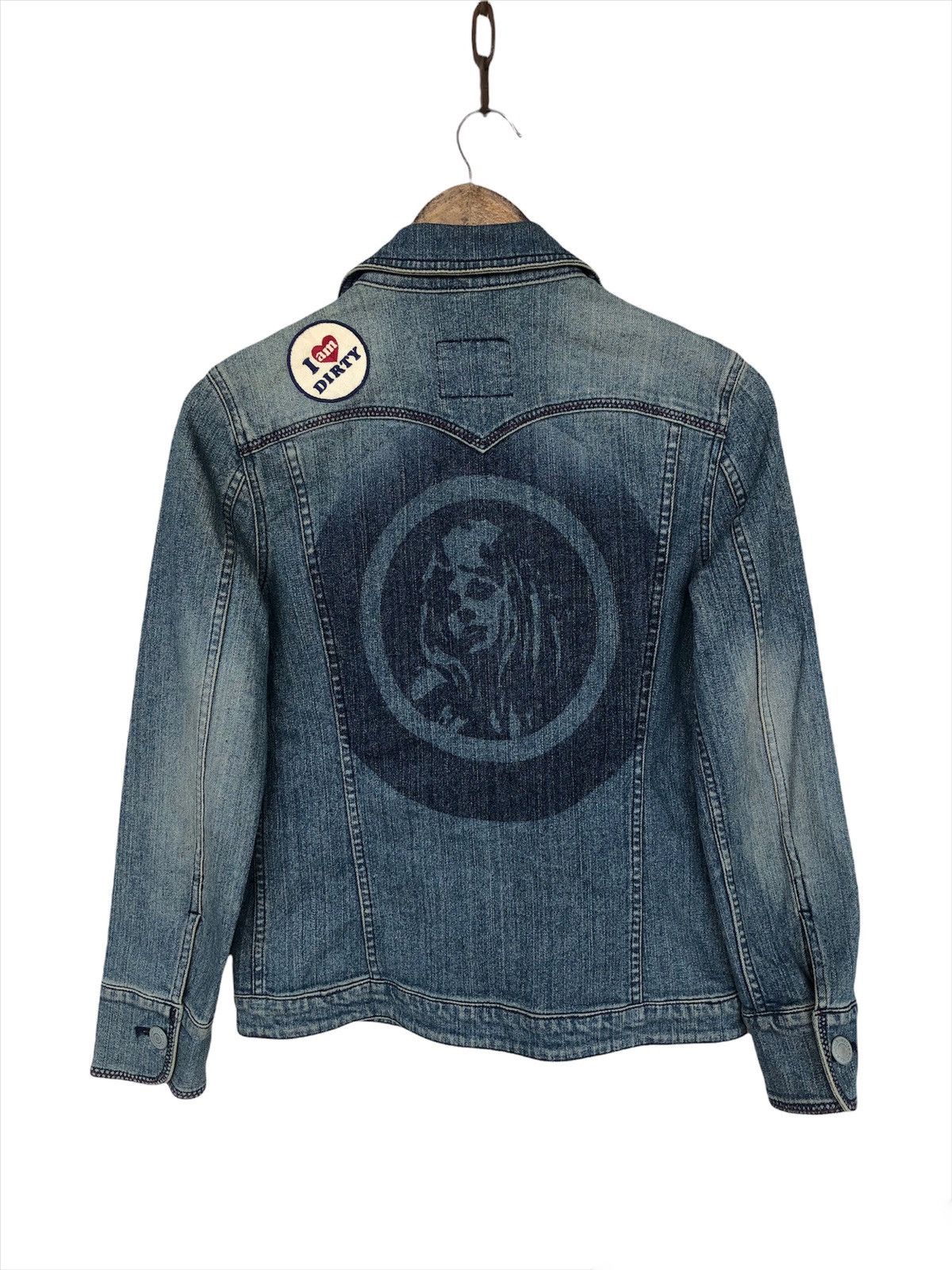 Hysteric Glamour GRAIL🔥90s Hysteric Glamour "Love Buzz" Nirvana Denim Jacket Size US S / EU 44-46 / 1 - 5 Thumbnail