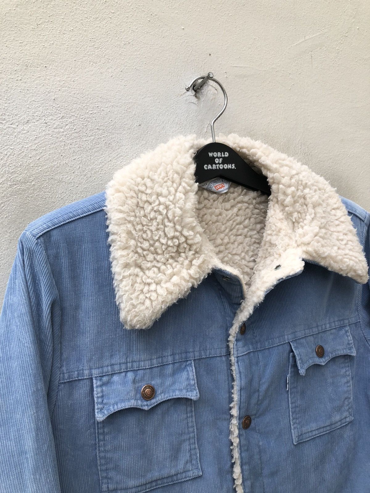 Levi's Vintage 70s Levi’s White Tab Sherpa Lined Corduroy Jacket Size US M / EU 48-50 / 2 - 5 Thumbnail