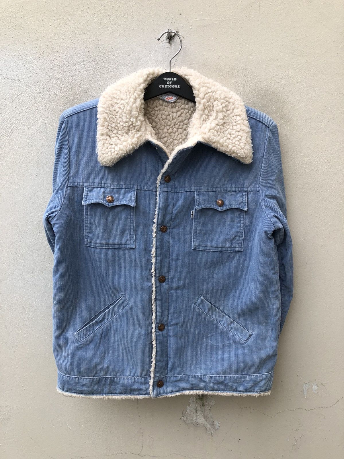 Levi's Vintage 70s Levi’s White Tab Sherpa Lined Corduroy Jacket Size US M / EU 48-50 / 2 - 9 Thumbnail