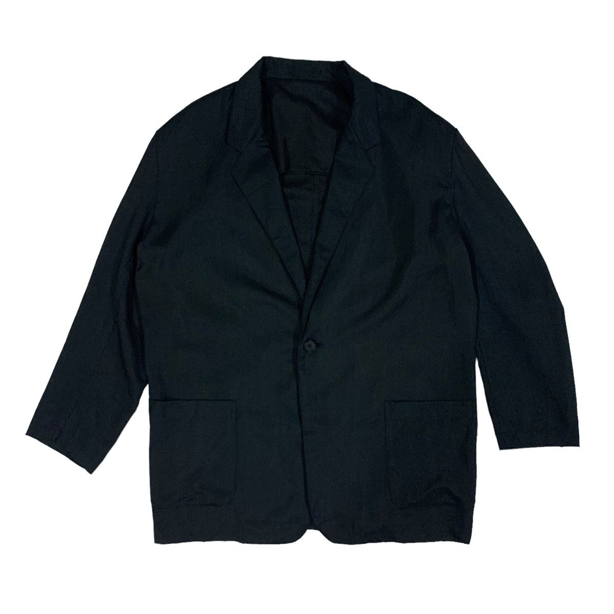 Yohji Yamamoto 🔥Vintage 80s Y’s Yohji Yamamoto Single Button Jacket Size US L / EU 52-54 / 3 - 1 Thumbnail