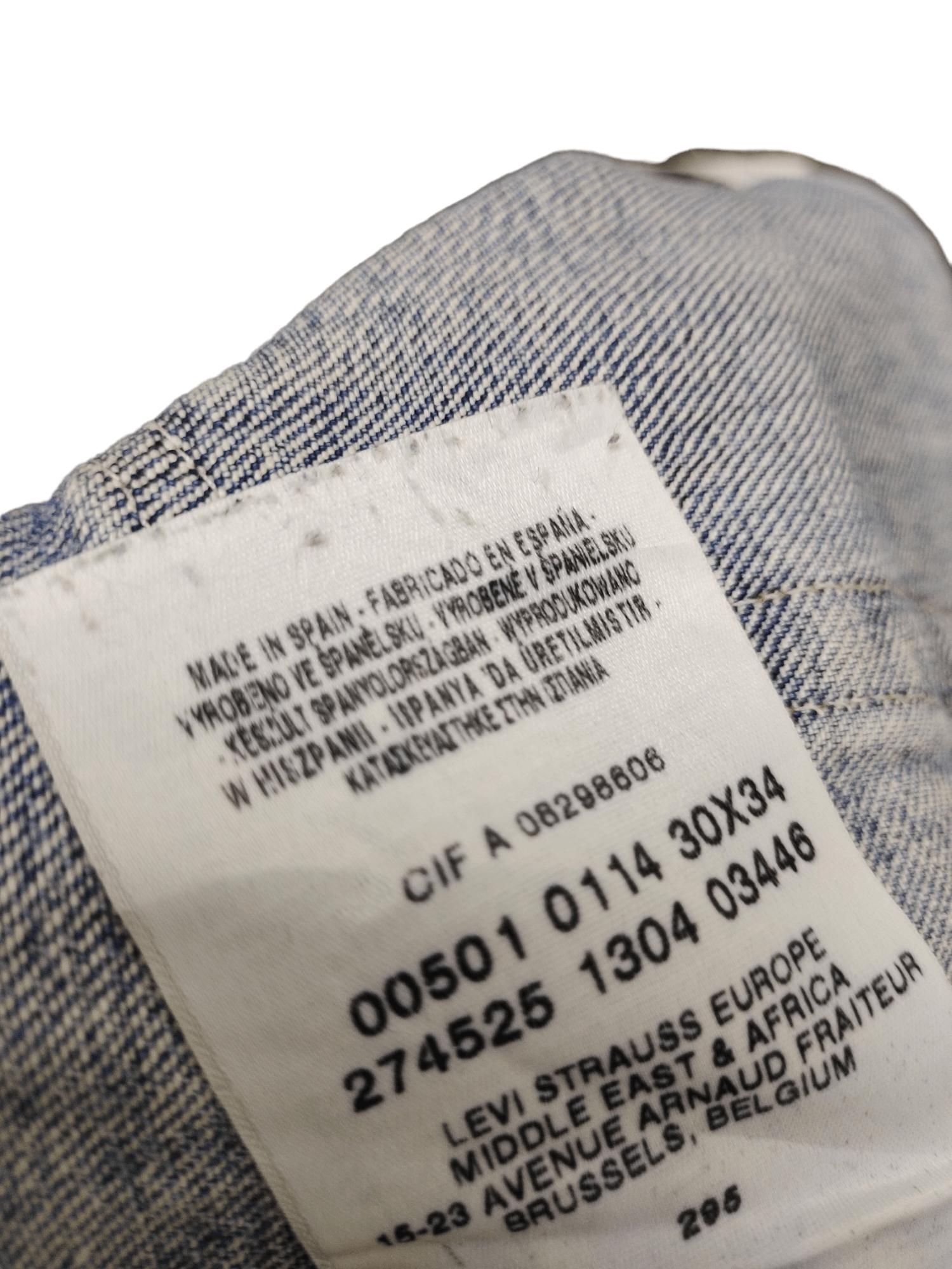 Engineered Garments × Levi's Levis X Canari Foundation Distressed Denim Jeans Size US 30 / EU 46 - 13 Thumbnail