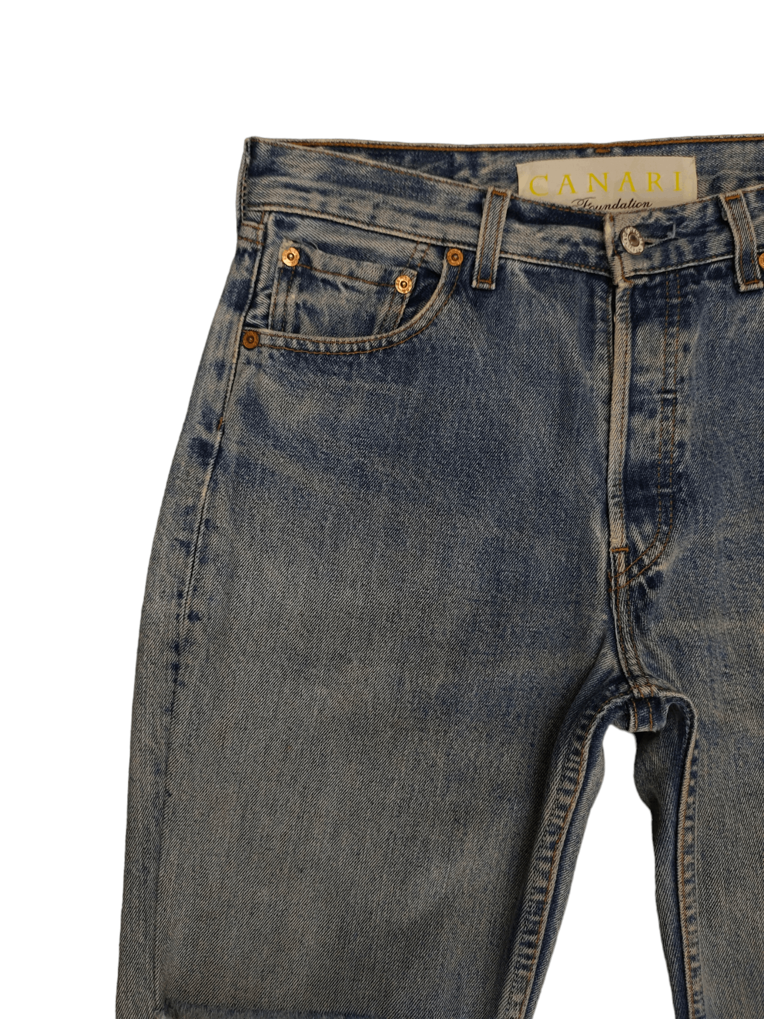 Engineered Garments × Levi's Levis X Canari Foundation Distressed Denim Jeans Size US 30 / EU 46 - 4 Thumbnail