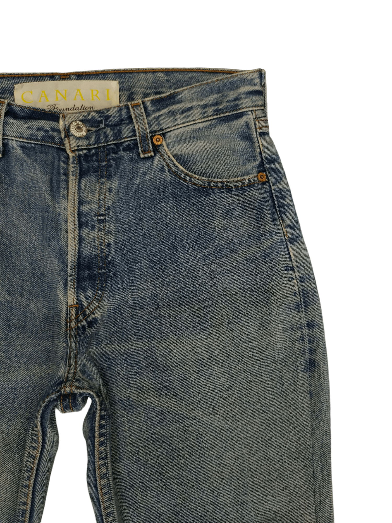 Engineered Garments × Levi's Levis X Canari Foundation Distressed Denim Jeans Size US 30 / EU 46 - 3 Thumbnail