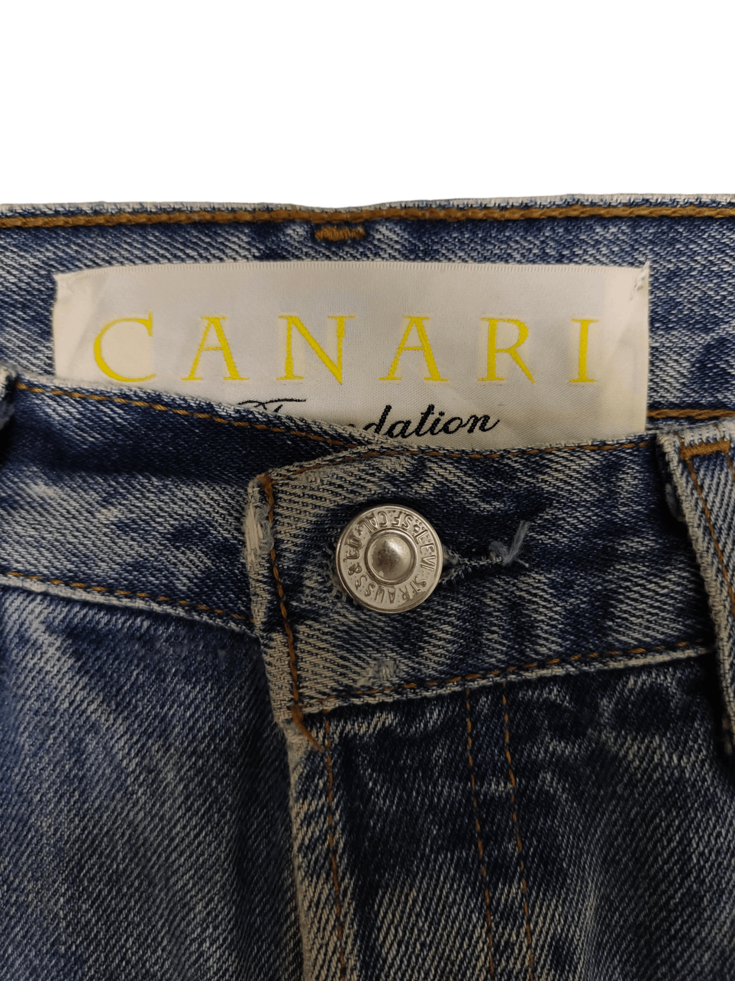 Engineered Garments × Levi's Levis X Canari Foundation Distressed Denim Jeans Size US 30 / EU 46 - 10 Thumbnail