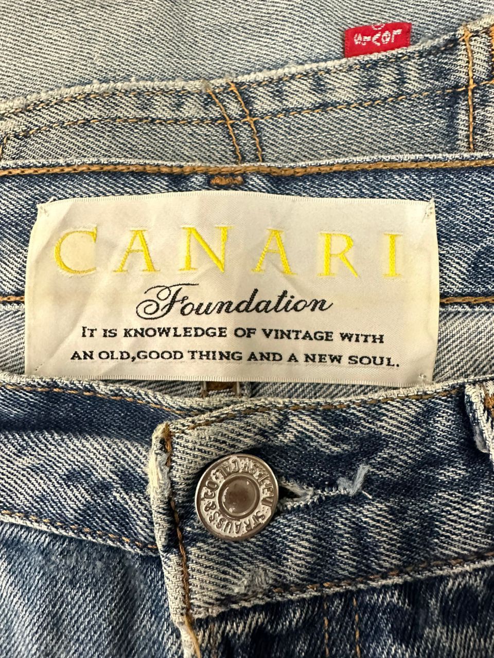 Engineered Garments × Levi's Levis X Canari Foundation Distressed Denim Jeans Size US 30 / EU 46 - 12 Thumbnail