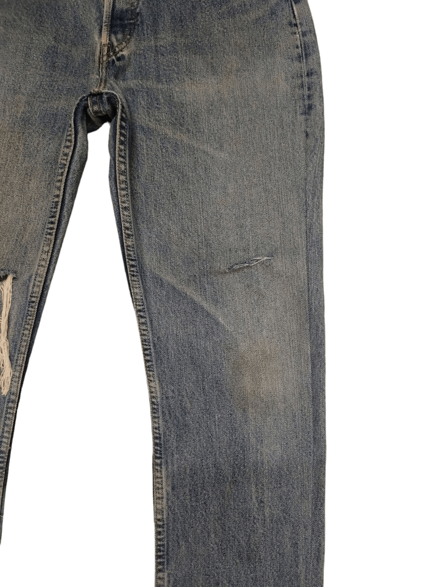 Engineered Garments × Levi's Levis X Canari Foundation Distressed Denim Jeans Size US 30 / EU 46 - 5 Thumbnail