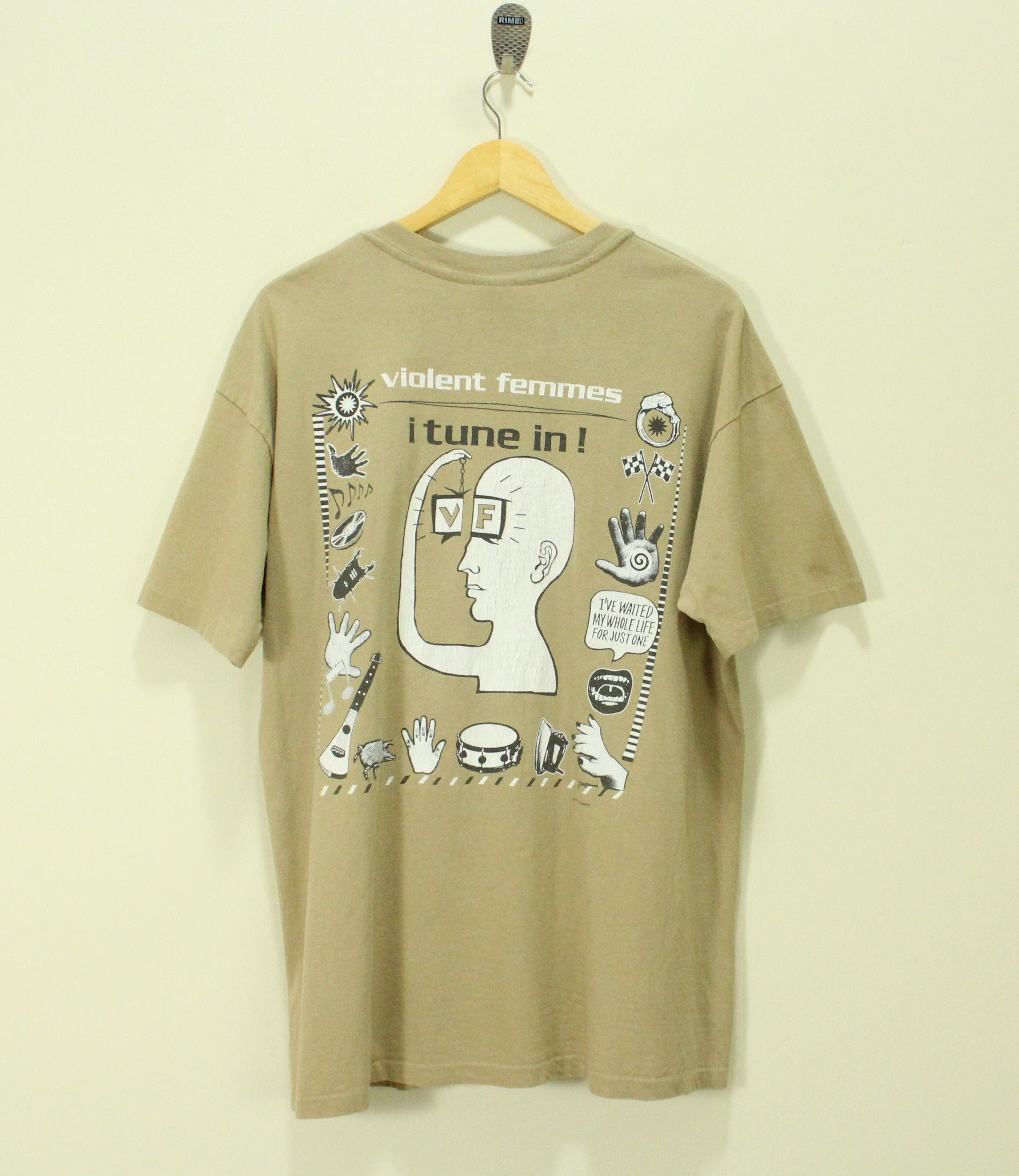 Band Tees Vintage 90s VIOLENT FEMMES T Shirt Single Stitch 96/97 Tour Size US XL / EU 56 / 4 - 1 Thumbnail