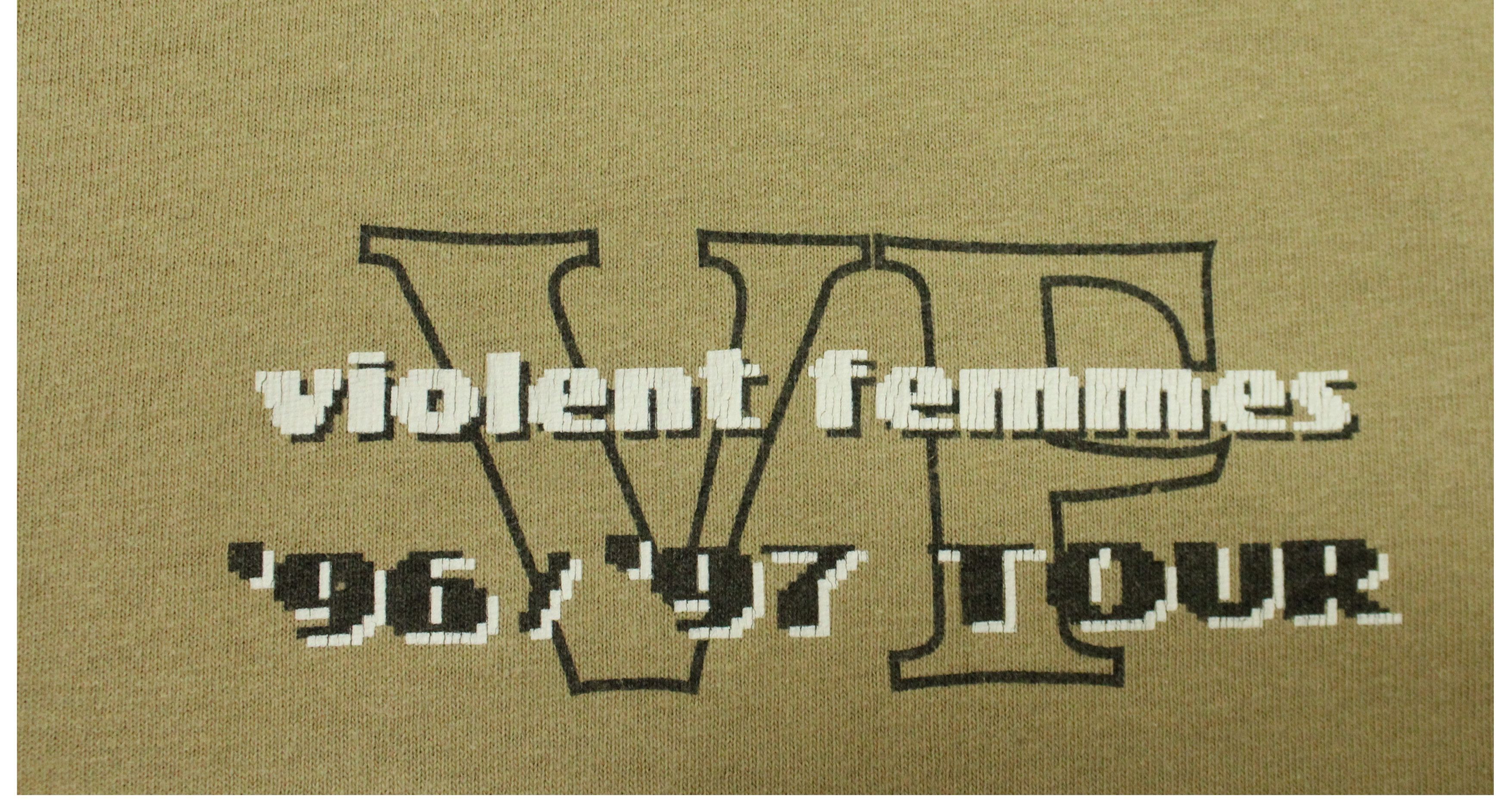 Band Tees Vintage 90s VIOLENT FEMMES T Shirt Single Stitch 96/97 Tour Size US XL / EU 56 / 4 - 9 Thumbnail