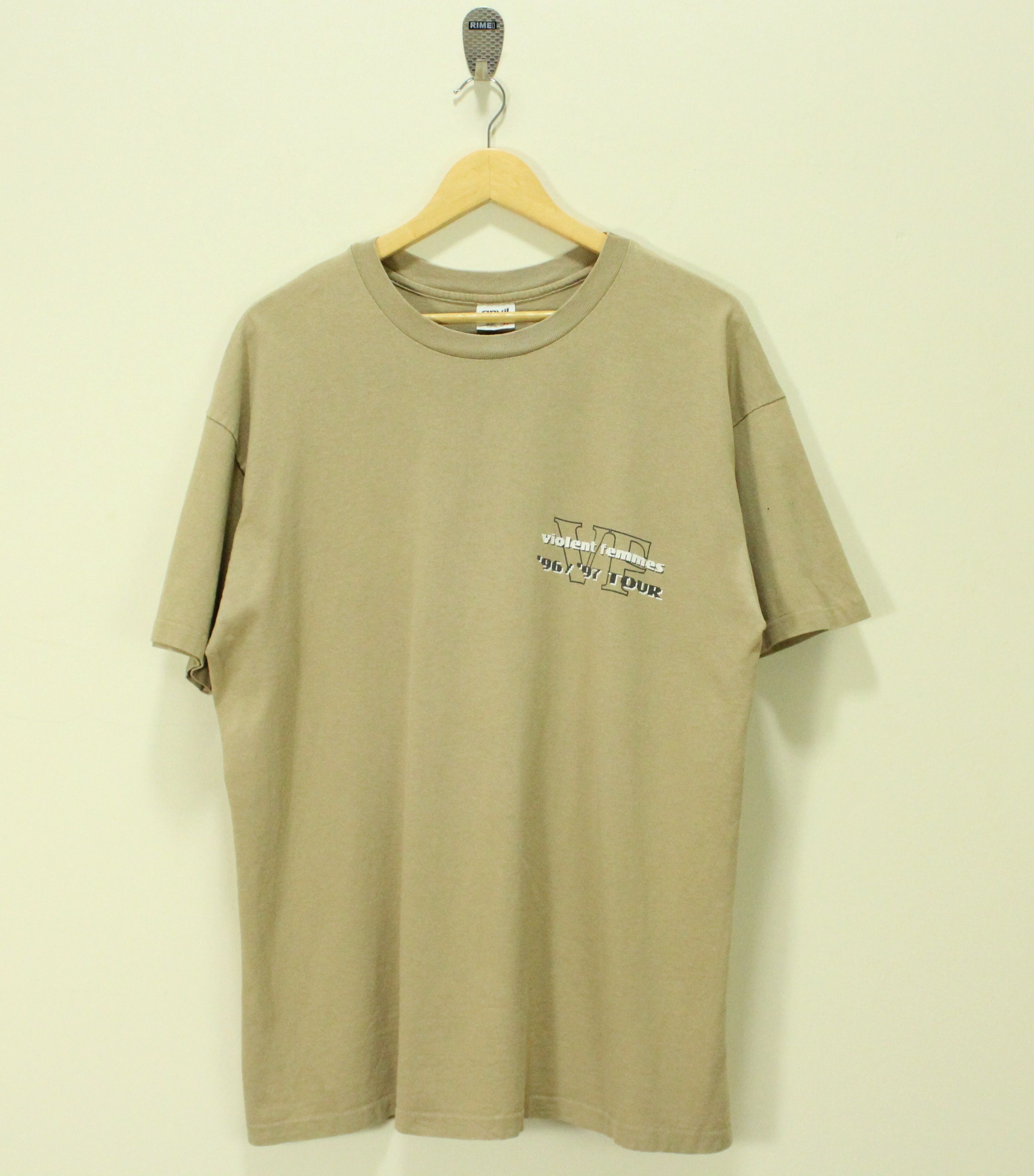 Band Tees Vintage 90s VIOLENT FEMMES T Shirt Single Stitch 96/97 Tour Size US XL / EU 56 / 4 - 2 Thumbnail