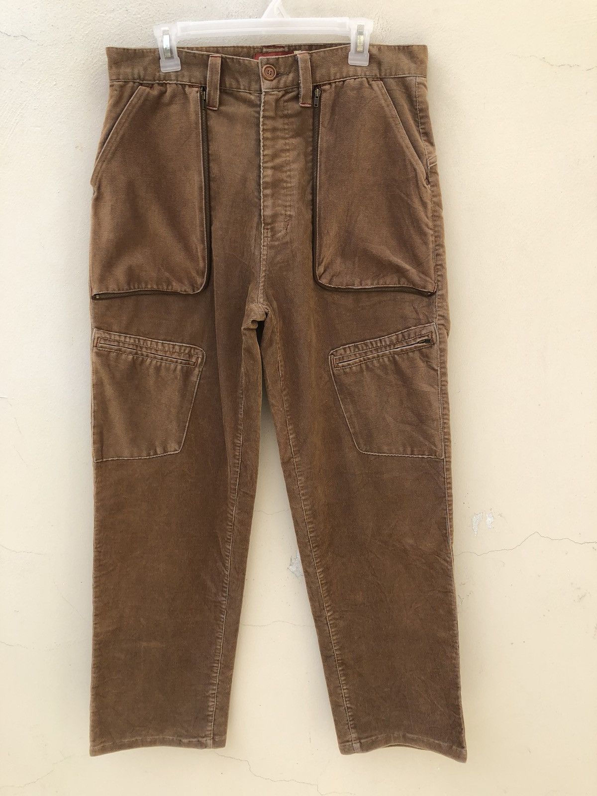 Vintage TSAN Japan Corduroy Tactical Cargo Trouser Pant Size US 32 / EU 48 - 6 Thumbnail