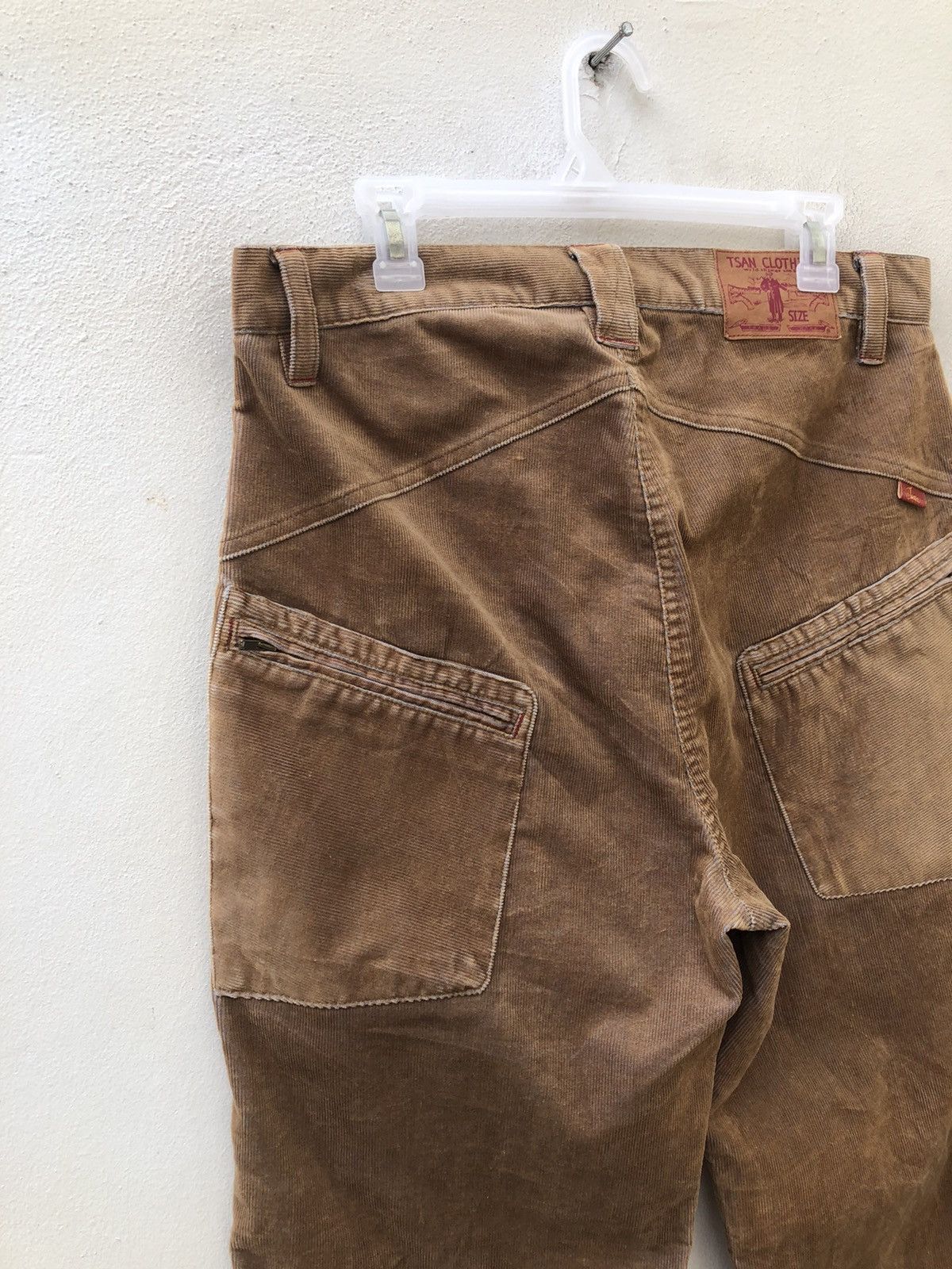 Vintage TSAN Japan Corduroy Tactical Cargo Trouser Pant Size US 32 / EU 48 - 15 Thumbnail