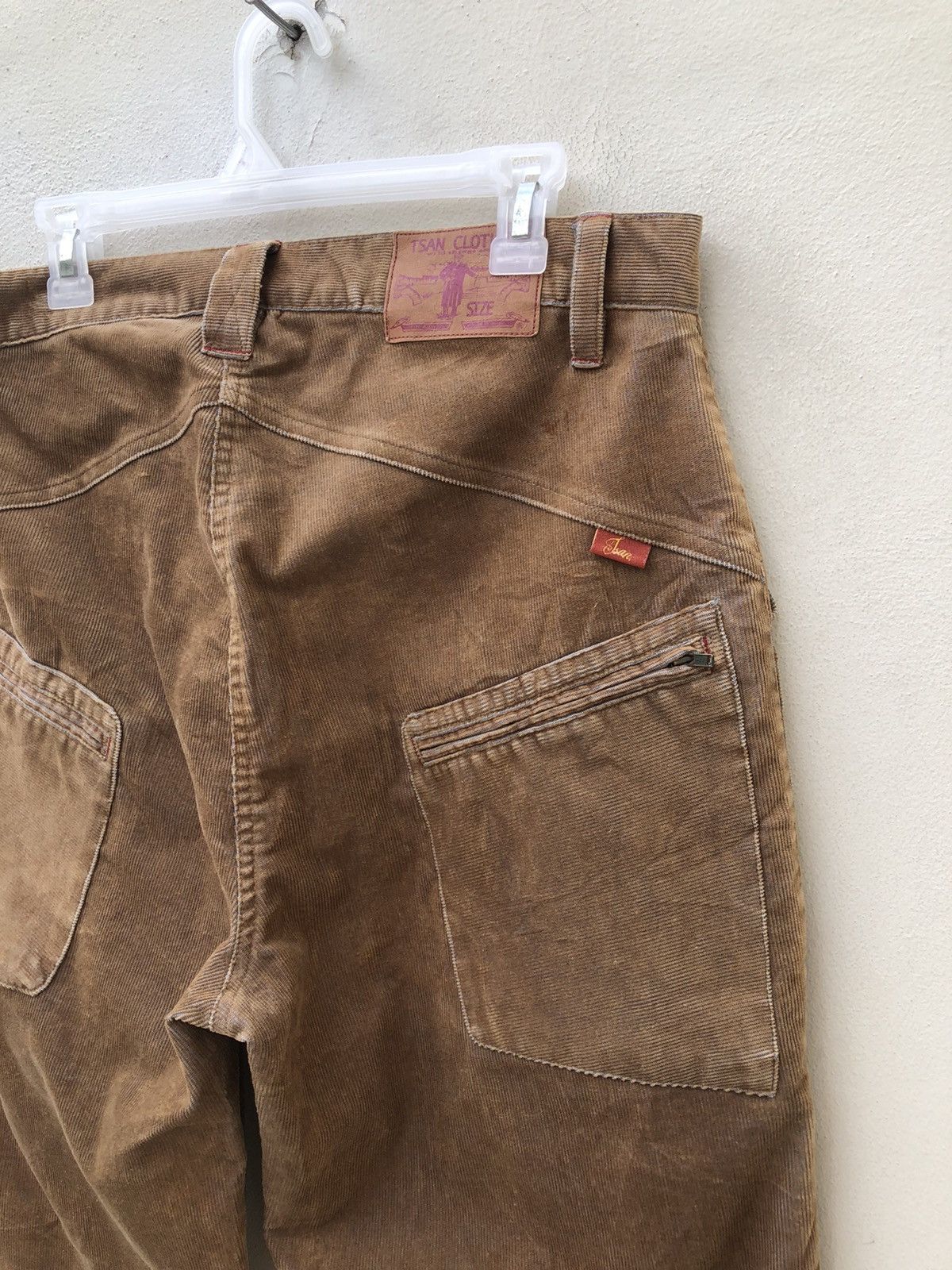 Vintage TSAN Japan Corduroy Tactical Cargo Trouser Pant Size US 32 / EU 48 - 17 Thumbnail