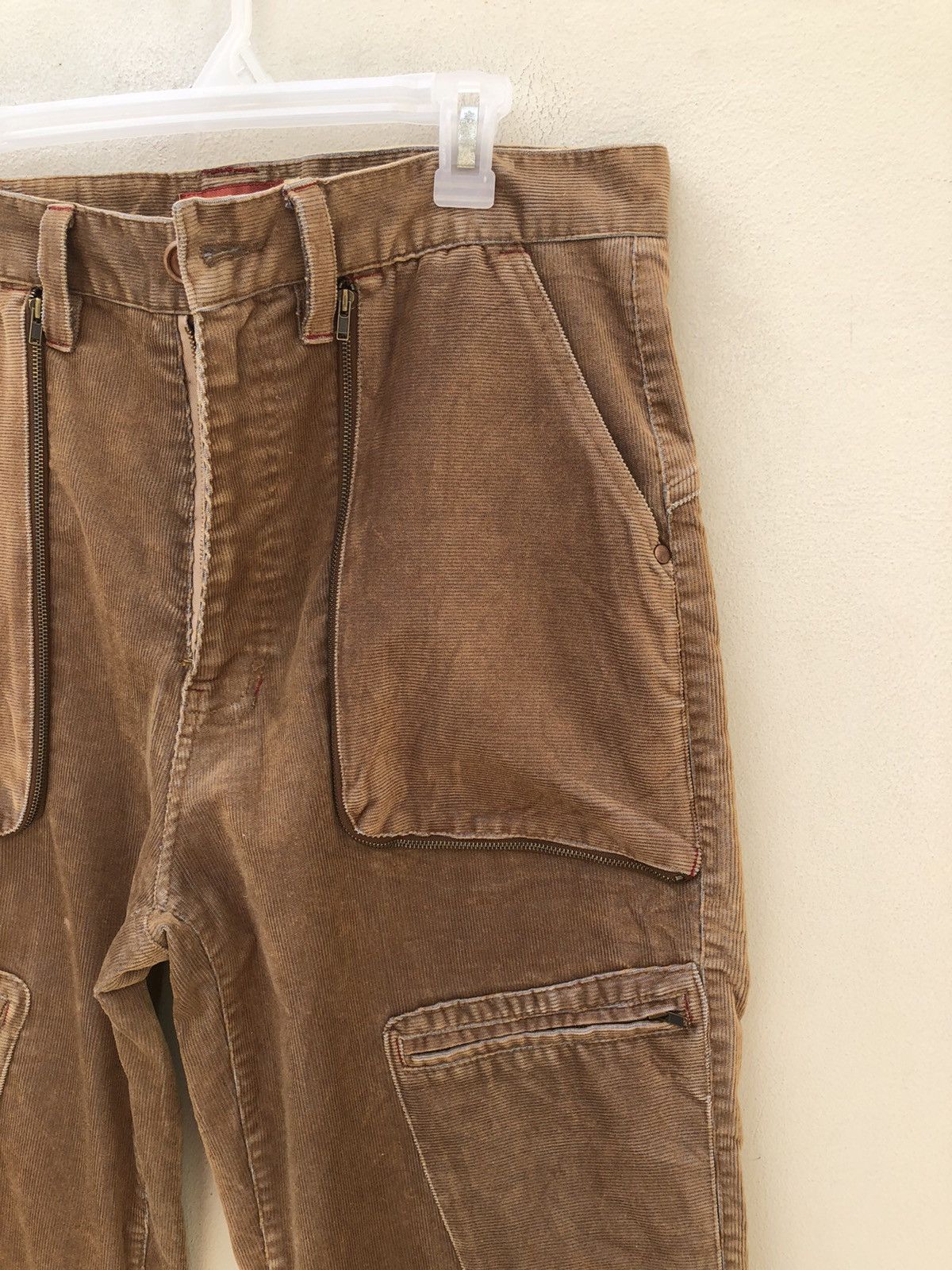 Vintage TSAN Japan Corduroy Tactical Cargo Trouser Pant Size US 32 / EU 48 - 11 Thumbnail