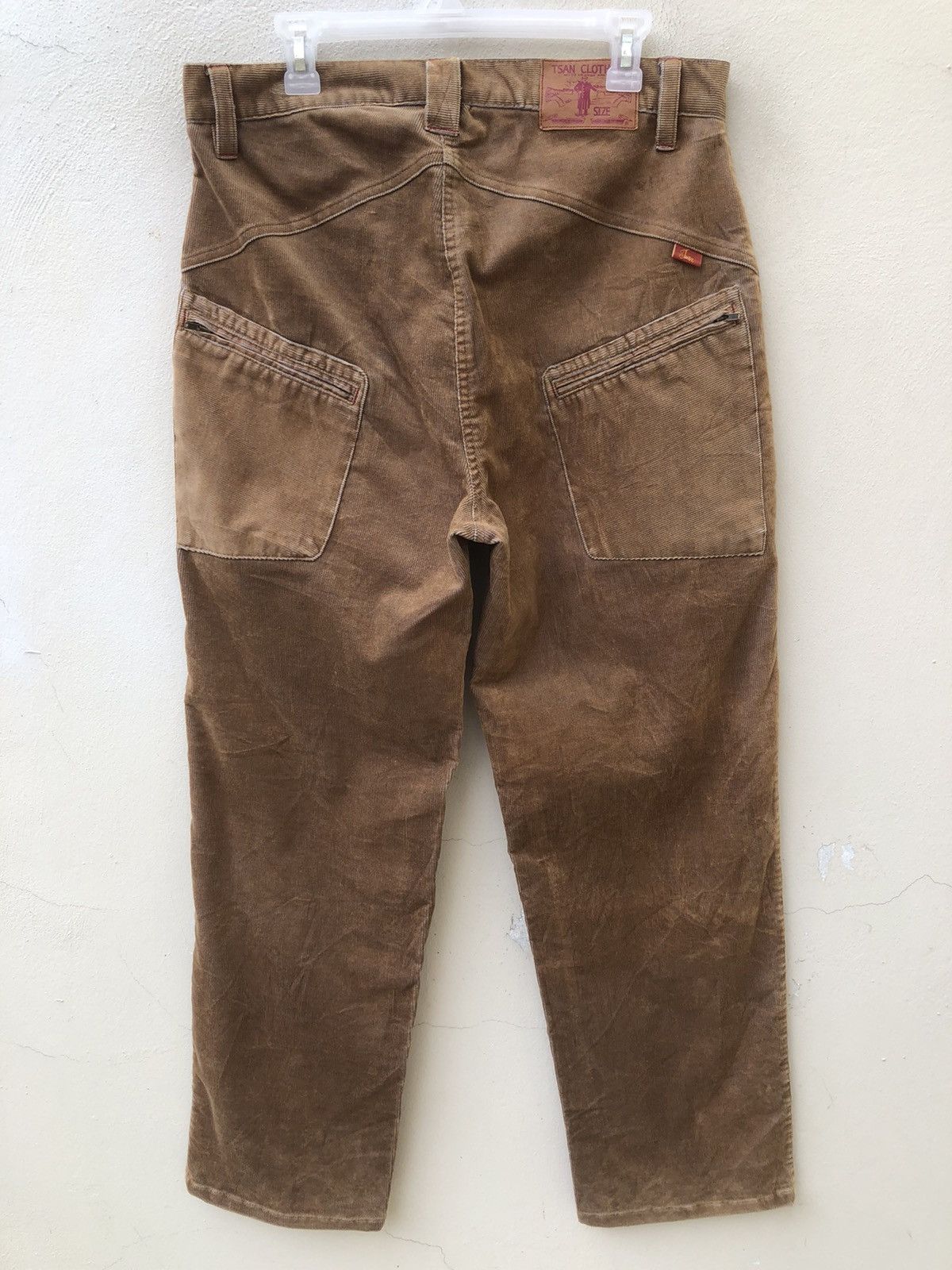 Vintage TSAN Japan Corduroy Tactical Cargo Trouser Pant Size US 32 / EU 48 - 14 Thumbnail