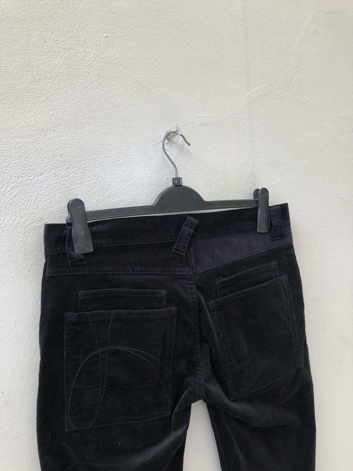 Japanese Brand NEW No ID. Japan Cropped Black Corduroy Trouser Pant Size US 32 / EU 48 - 13 Thumbnail