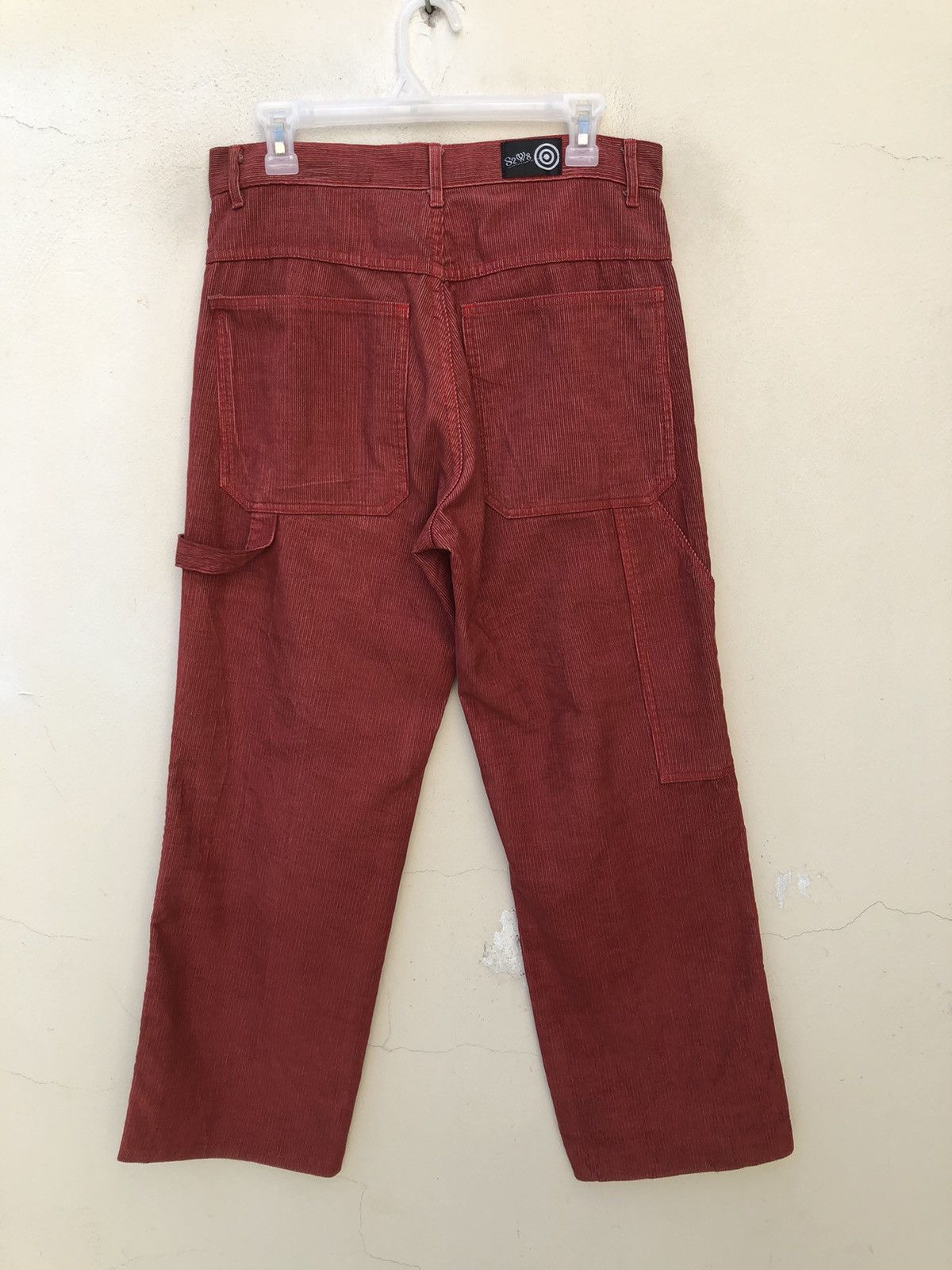 South2 West8 Vintage S2 W8 Corduroy Striped Carpenter Pant Size US 32 / EU 48 - 3 Thumbnail