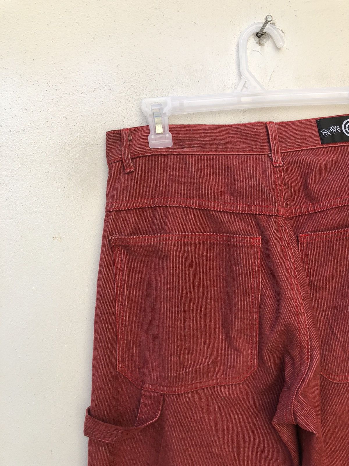 South2 West8 Vintage S2 W8 Corduroy Striped Carpenter Pant Size US 32 / EU 48 - 4 Thumbnail