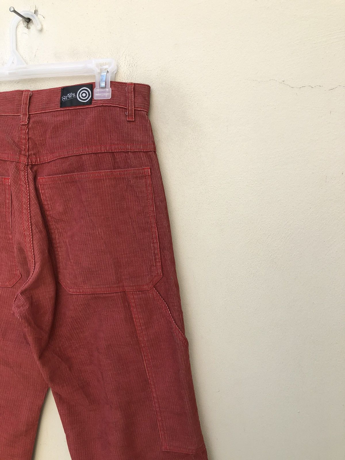 South2 West8 Vintage S2 W8 Corduroy Striped Carpenter Pant Size US 32 / EU 48 - 5 Thumbnail