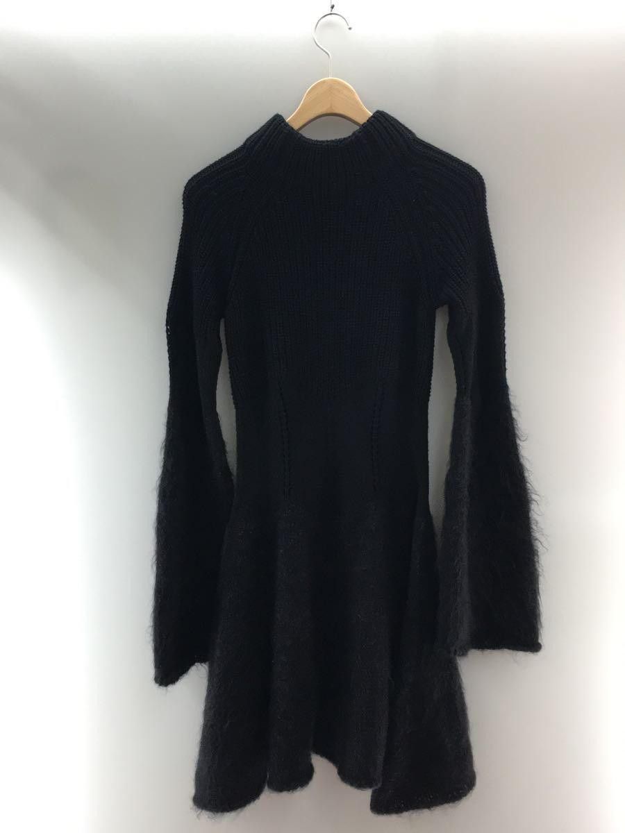 Alexander McQueen Mohair Wool High Neck Knit Dress Size XS / US 0-2 / IT 36-38 - 2 Thumbnail