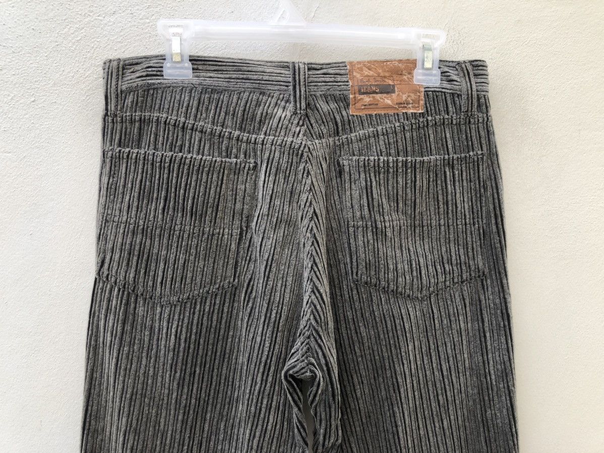Paul Smith Vintage Paul Smith Jeans Grey Striped Corduroy Pant Size US 31 - 10 Thumbnail