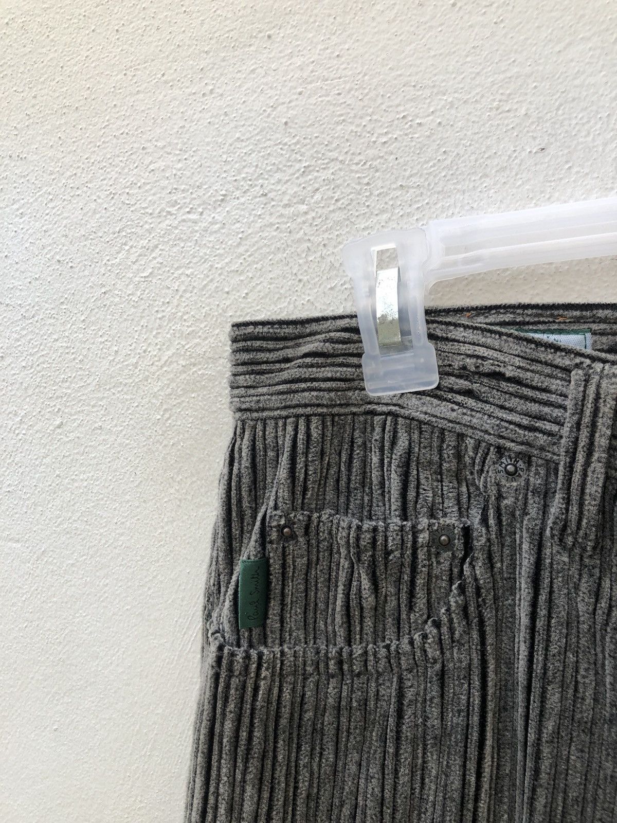 Paul Smith Vintage Paul Smith Jeans Grey Striped Corduroy Pant Size US 31 - 3 Thumbnail