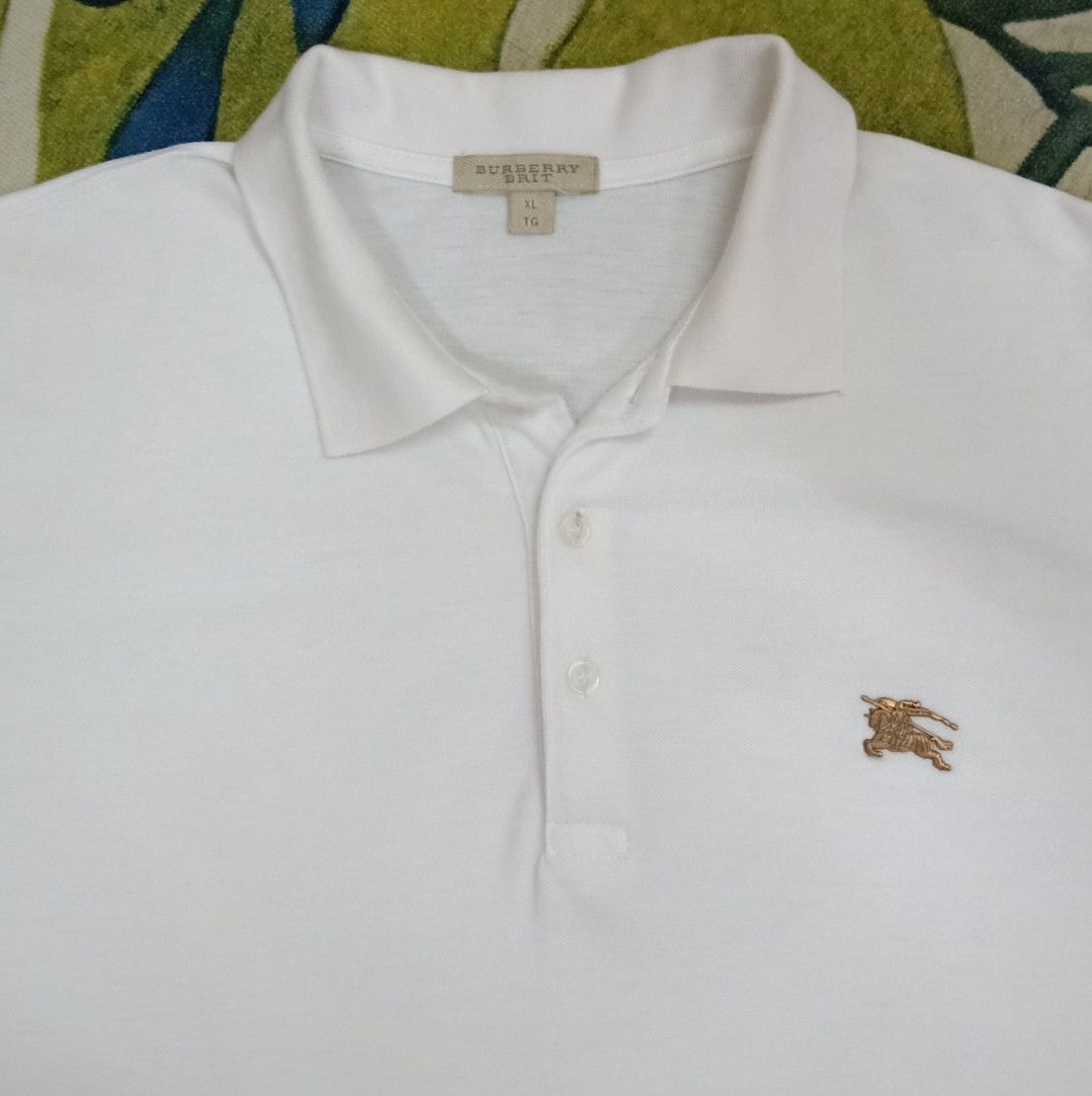 Burberry Burberry Brit Classic with Metal Logo Polo Shirt Size US L / EU 52-54 / 3 - 4 Thumbnail