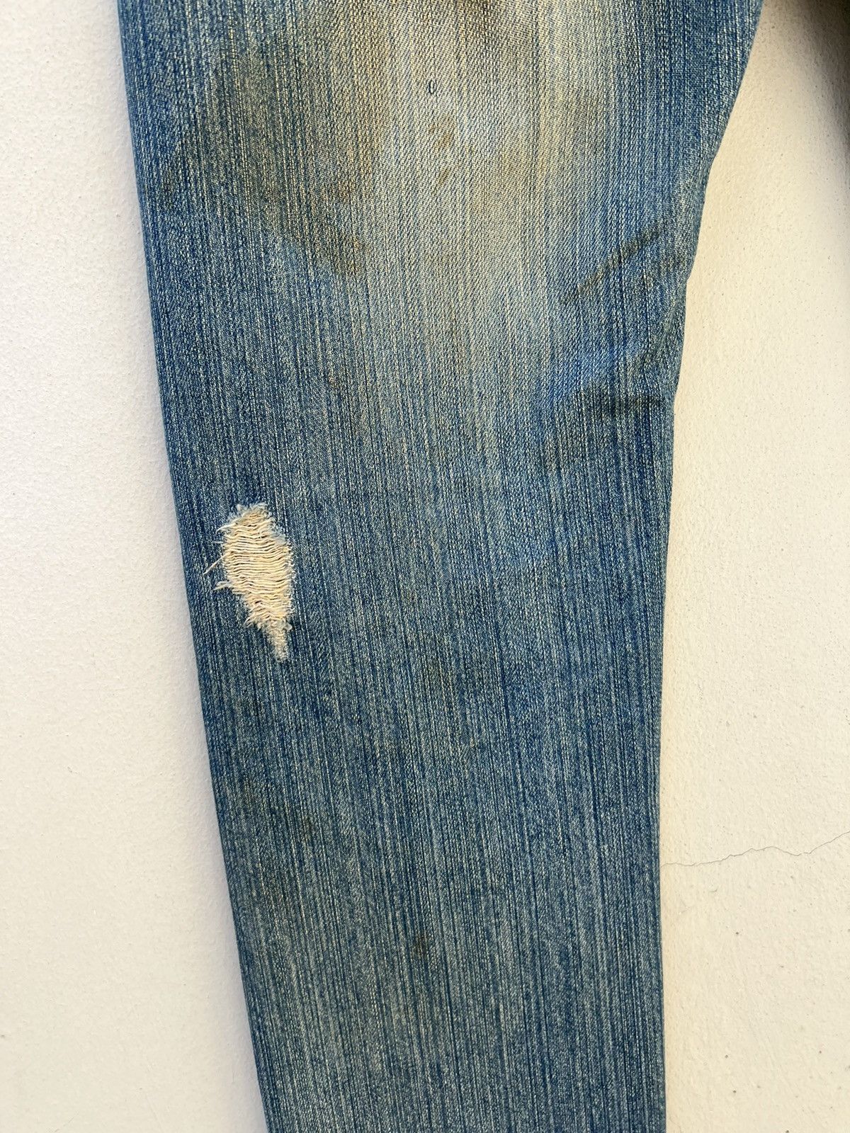 Vintage RUPERT EDGE Japan Rips Fade Denim Dirty Jeans