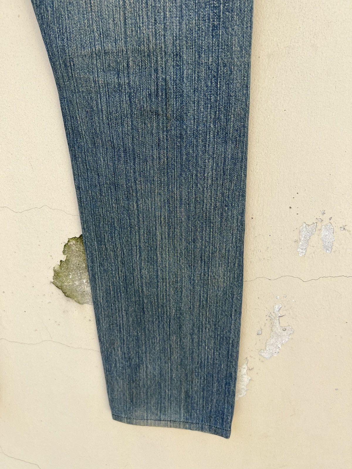 Vintage RUPERT EDGE Japan Rips Fade Denim Dirty Jeans