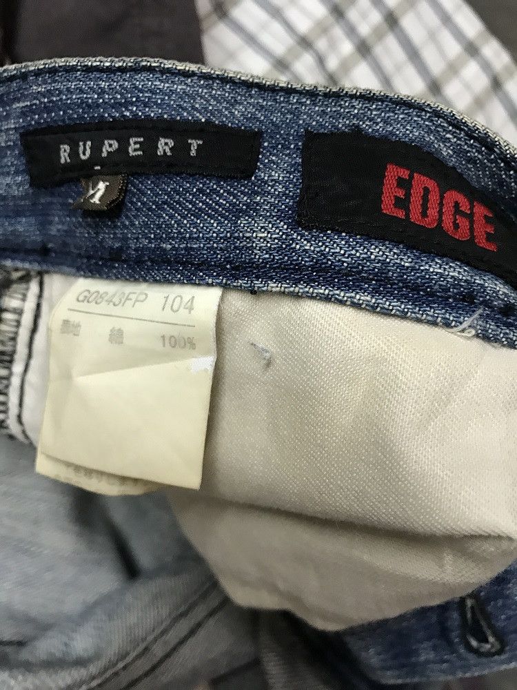 Vintage RUPERT EDGE Japan Rips Fade Denim Dirty Jeans