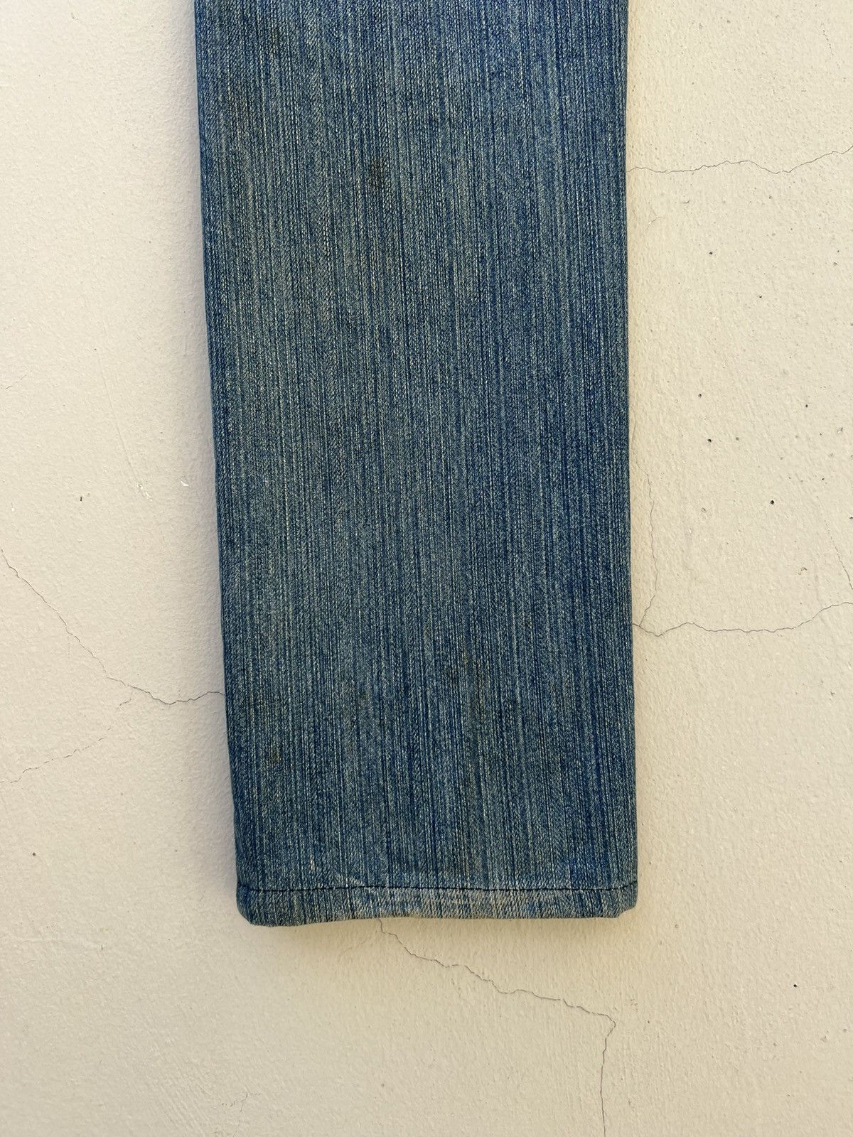 Vintage RUPERT EDGE Japan Rips Fade Denim Dirty Jeans