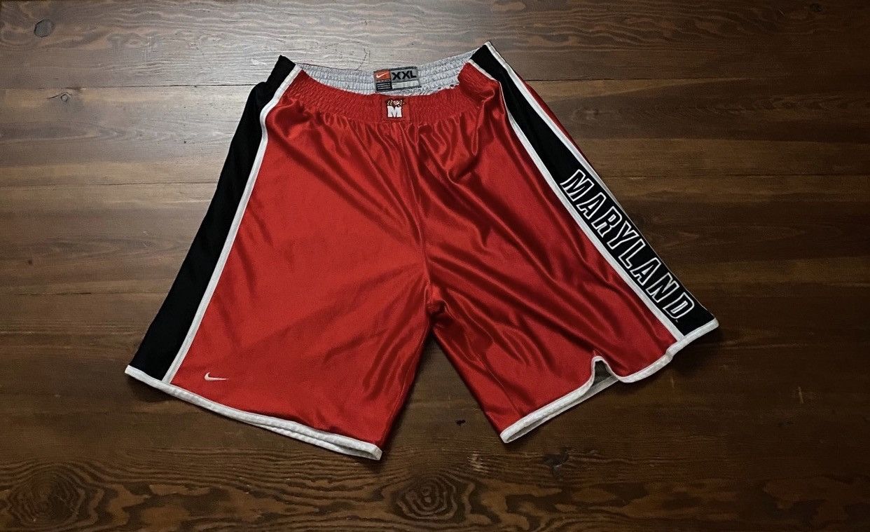 Ncaa Nike Vintage Vintage Nike Team University Maryland Reversible Mesh Shorts Grailed