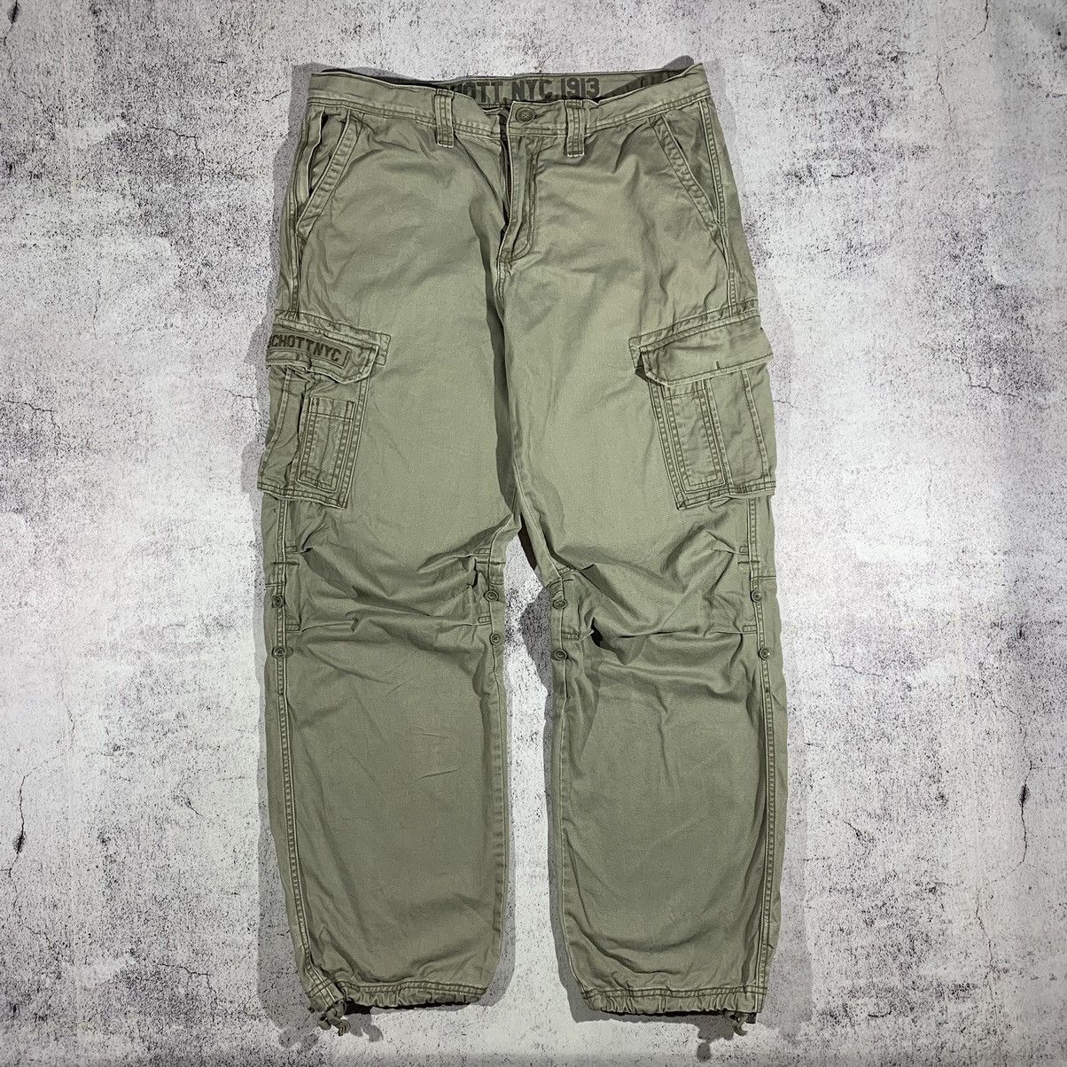 Schott Schott NYC Cargo Pants Baggy Fit Size US 38 / EU 54 - 1 Thumbnail