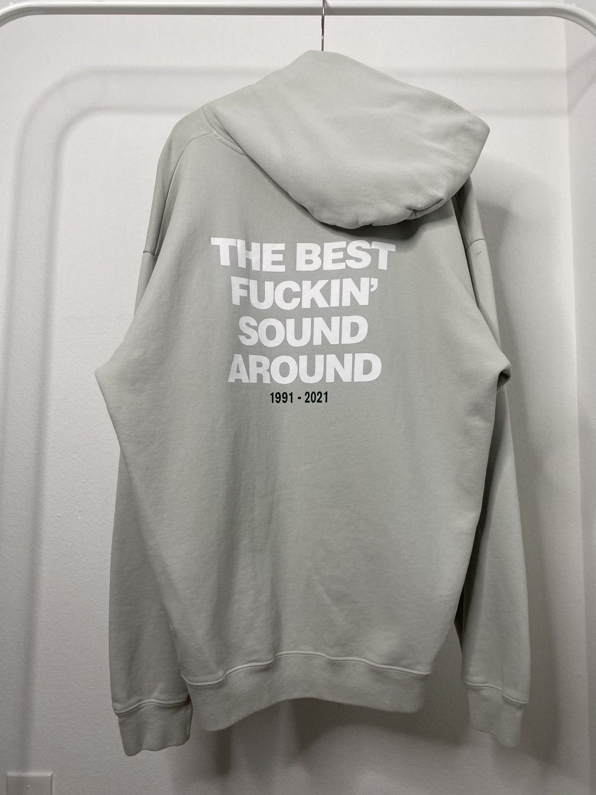 image of Union La Best Fuckin Sound Around Hoodie Size Xxl in Light Green, Men's