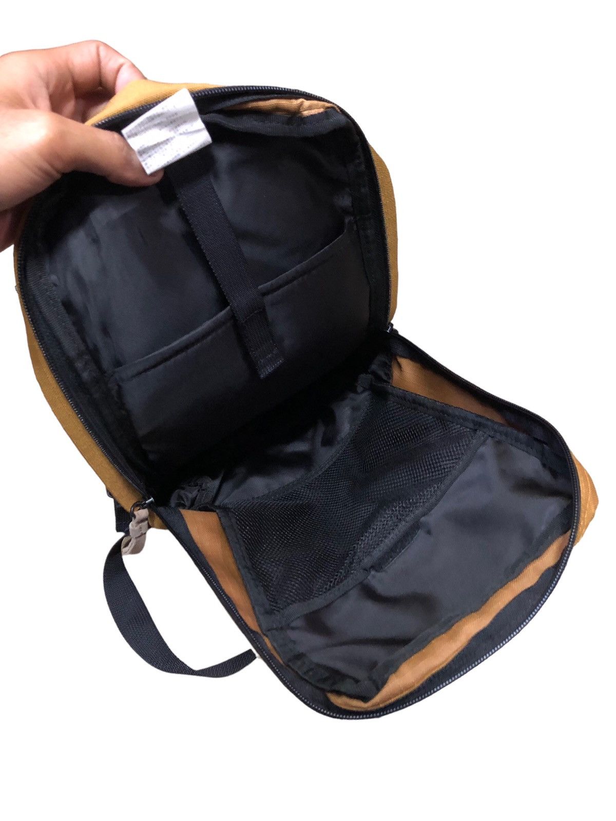 EDDIE BOUER CROSSBODY BAG LEATHER BOTTOM