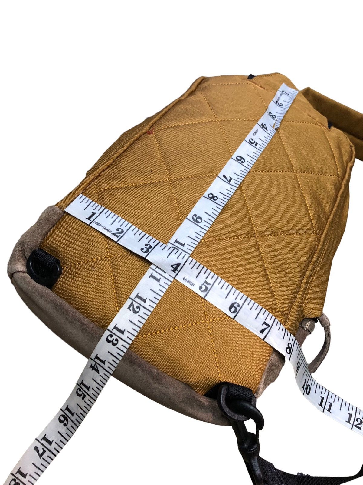 EDDIE BOUER CROSSBODY BAG LEATHER BOTTOM