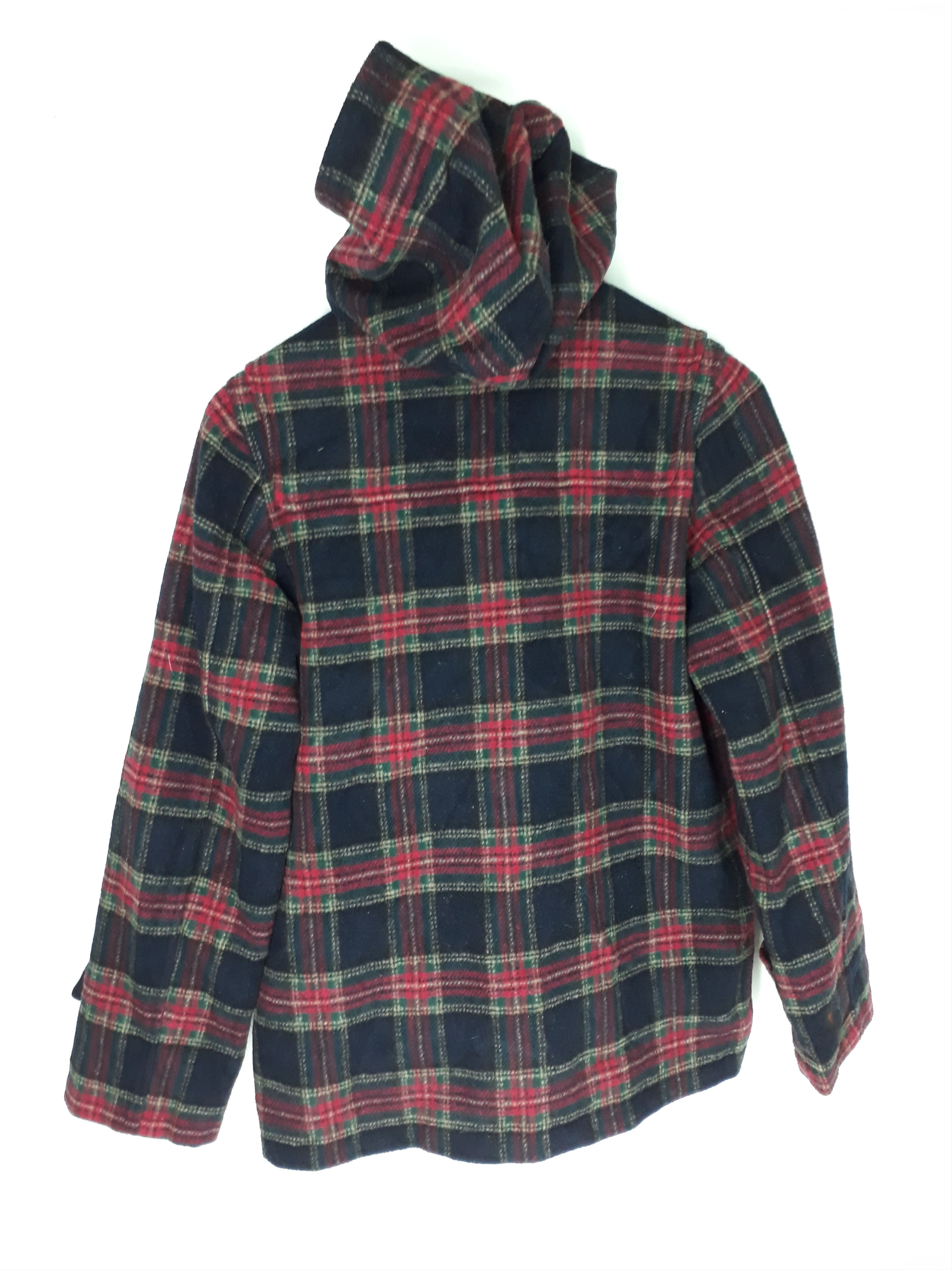 Issey Miyake Issey Miyake Ne-Net Tartan Wool Trench Coat Size US M / EU 48-50 / 2 - 7 Thumbnail