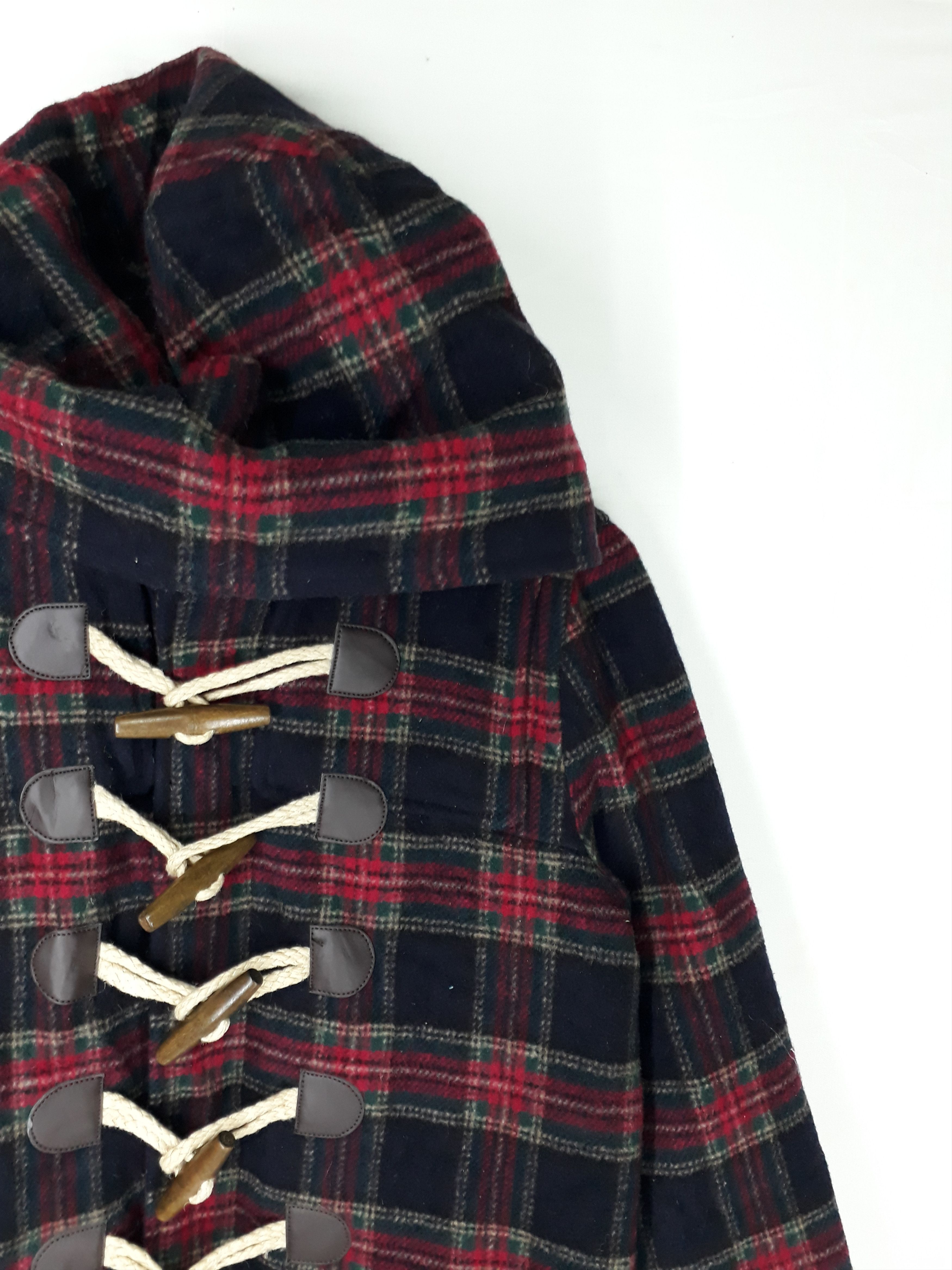Issey Miyake Issey Miyake Ne-Net Tartan Wool Trench Coat Size US M / EU 48-50 / 2 - 3 Thumbnail