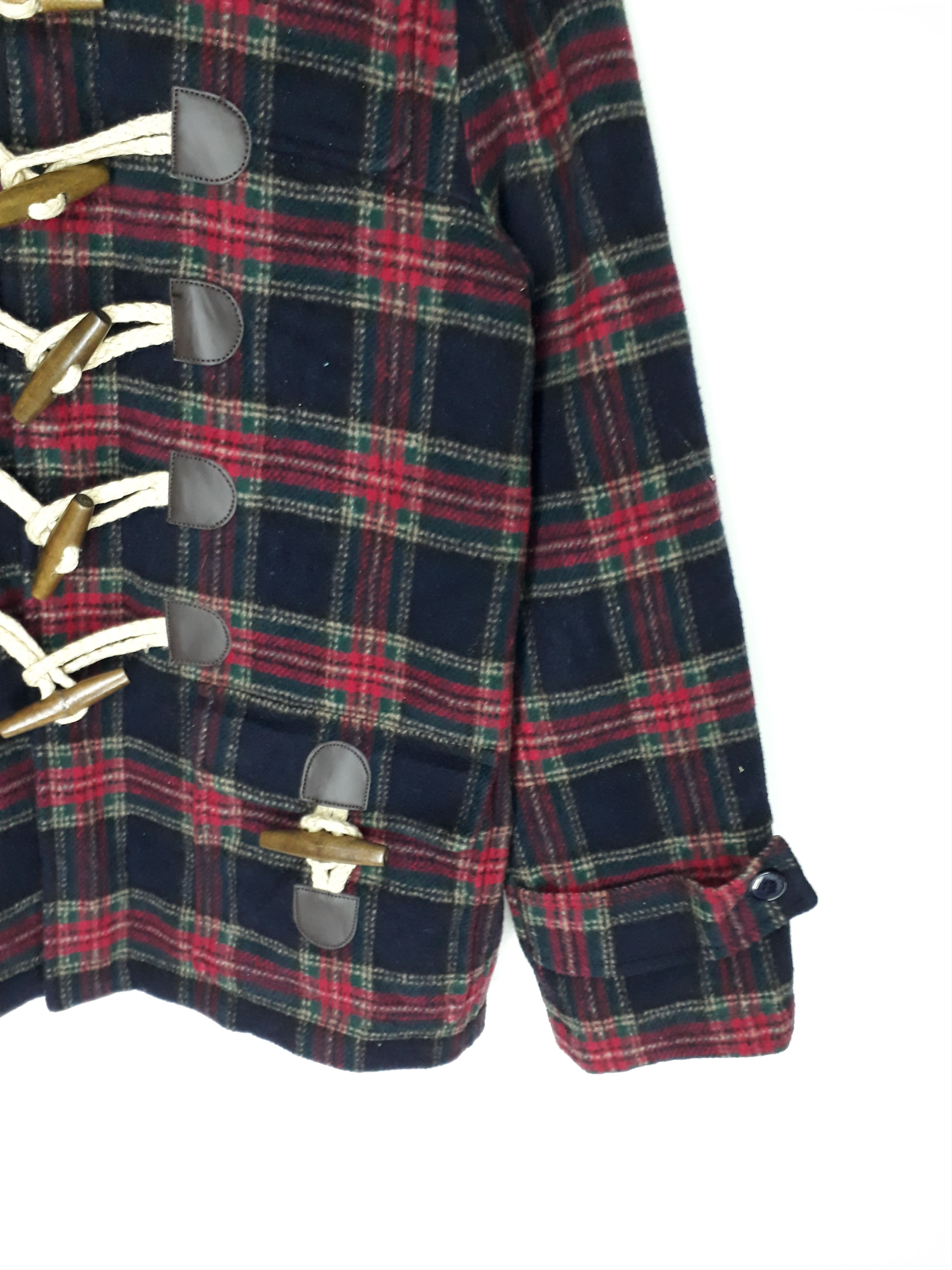 Issey Miyake Issey Miyake Ne-Net Tartan Wool Trench Coat Size US M / EU 48-50 / 2 - 5 Thumbnail