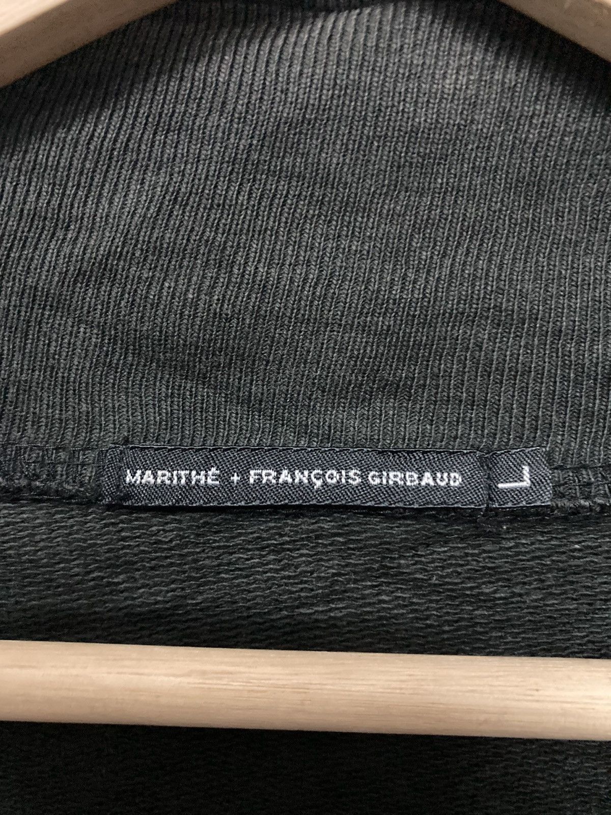 Marithe + Francois Girbaud Marithe Francois Girbaud Distressed Design Zipper Sweatshirt Size US L / EU 52-54 / 3 - 19 Thumbnail