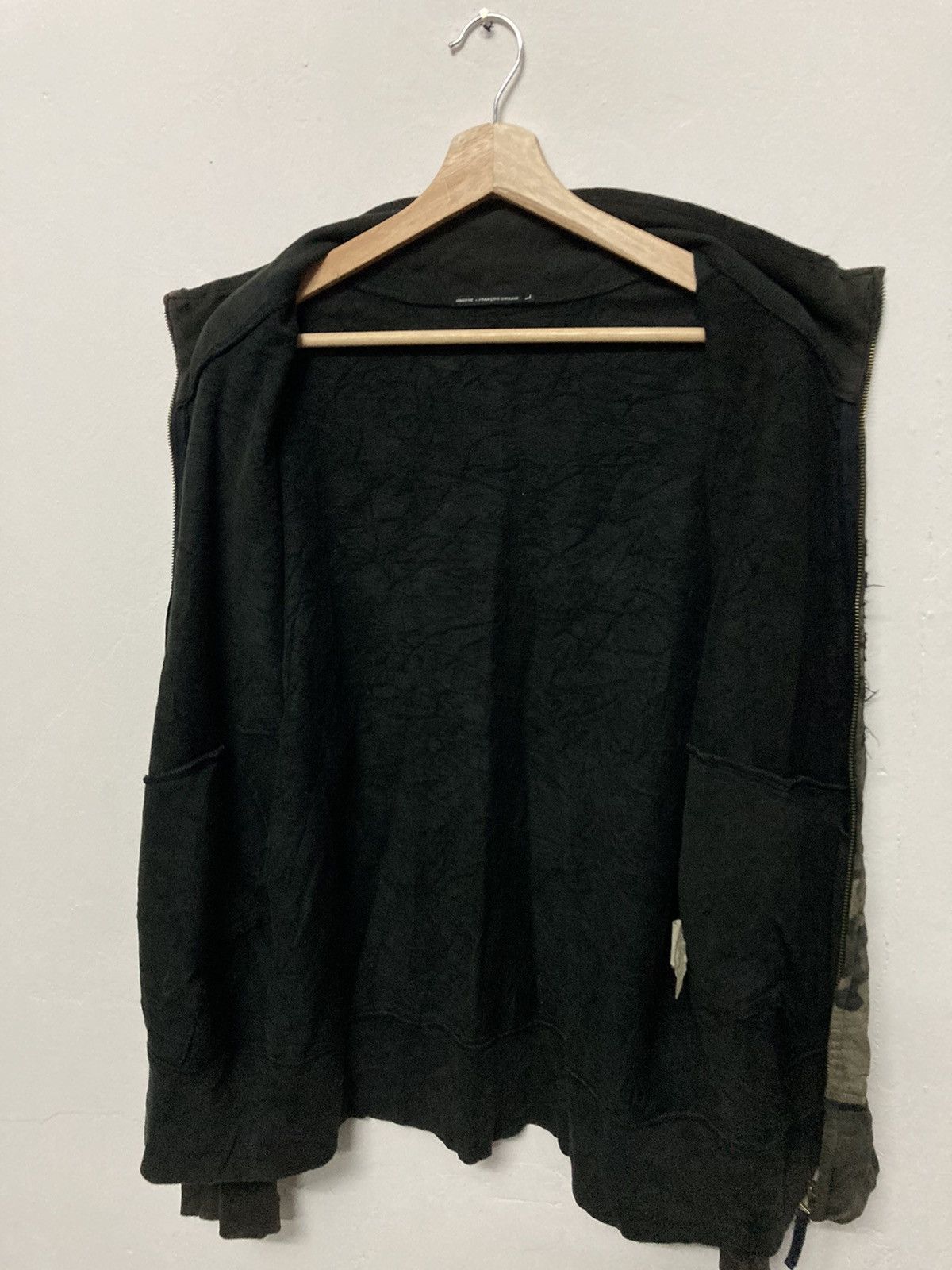Marithe + Francois Girbaud Marithe Francois Girbaud Distressed Design Zipper Sweatshirt Size US L / EU 52-54 / 3 - 9 Thumbnail