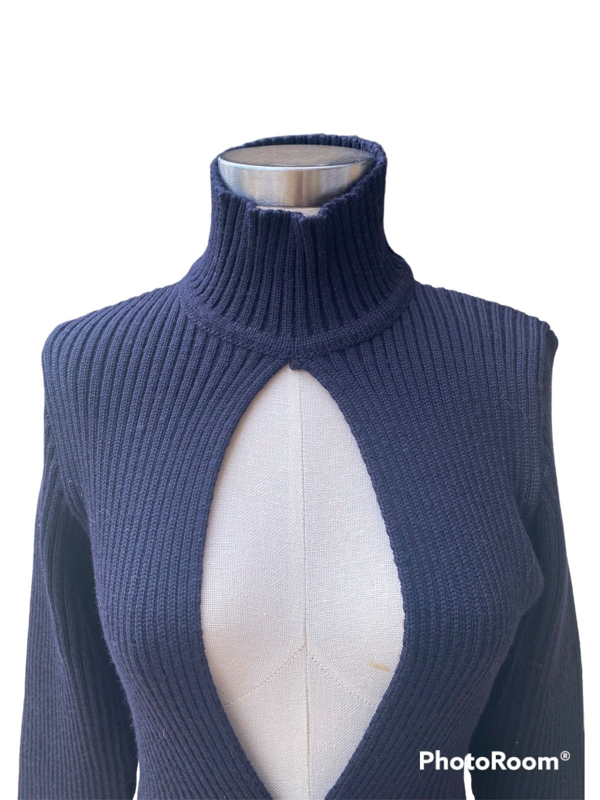 Dirk Bikkembergs open chest knitwear Size S / US 4 / IT 40 - 2 Thumbnail