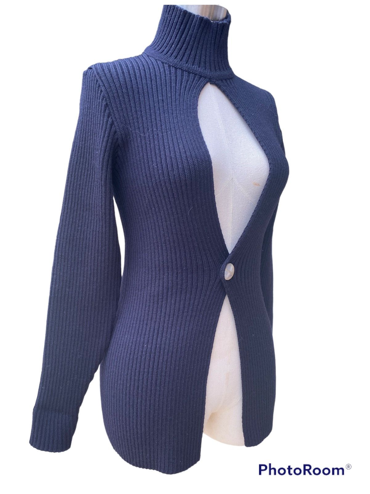 Dirk Bikkembergs open chest knitwear Size S / US 4 / IT 40 - 3 Thumbnail