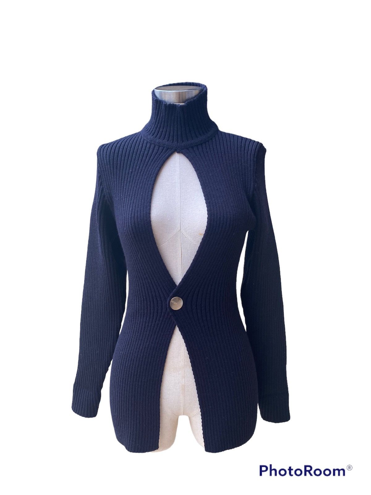 Dirk Bikkembergs open chest knitwear Size S / US 4 / IT 40 - 1 Thumbnail